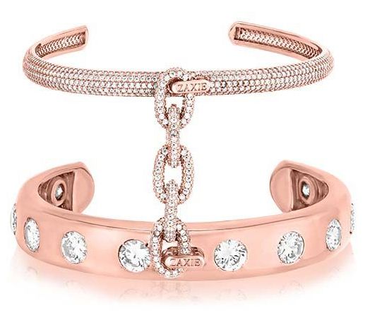 Zaxie by Stefanie Taylor Chained Double Cuff