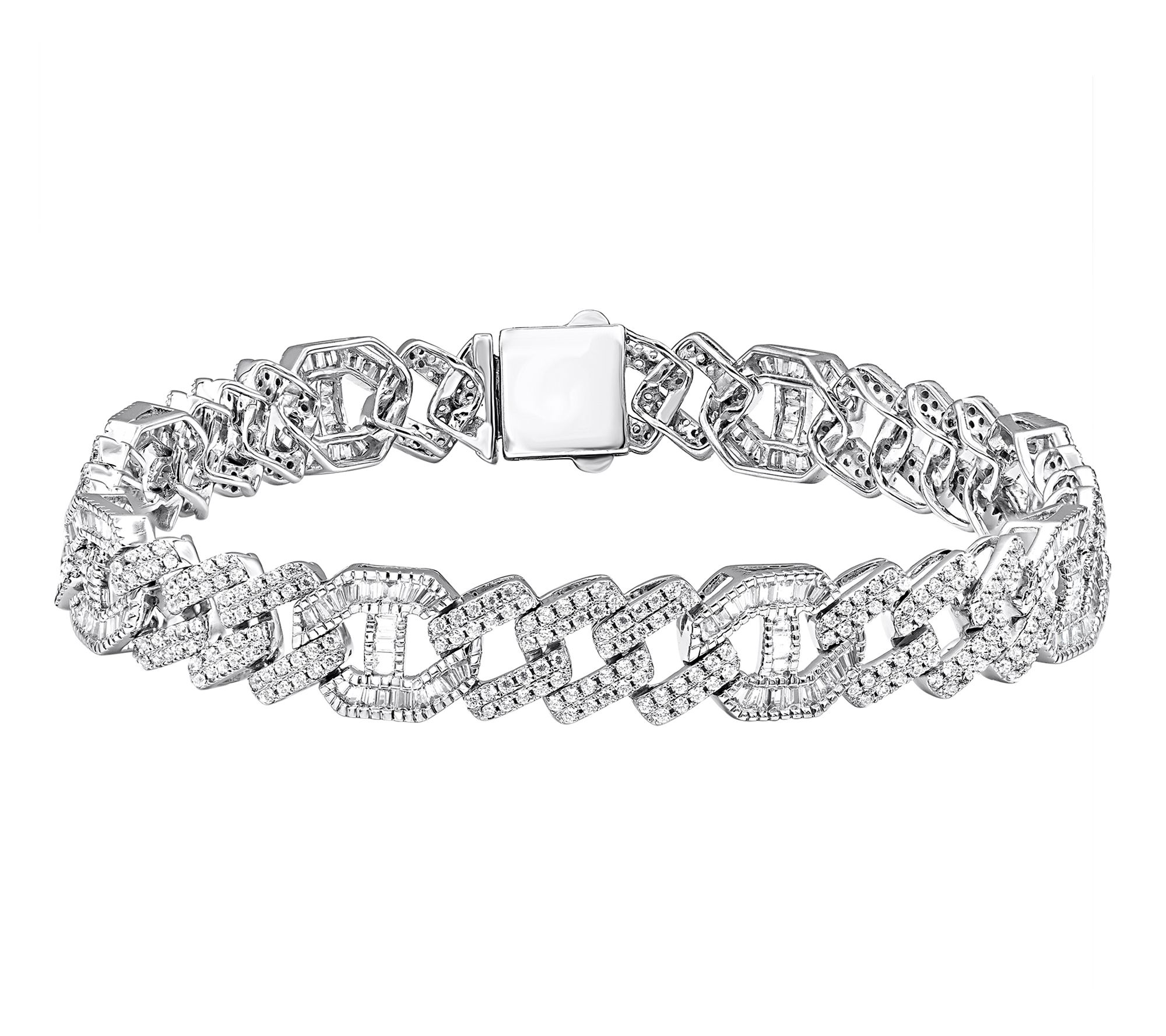 Affinity Diamonds 3.00 cttw Diamond Bracelet, 14K White Gold