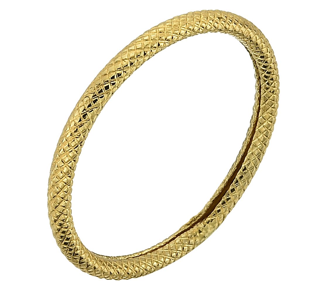 Adorna 14K Gold Textured Band Ring