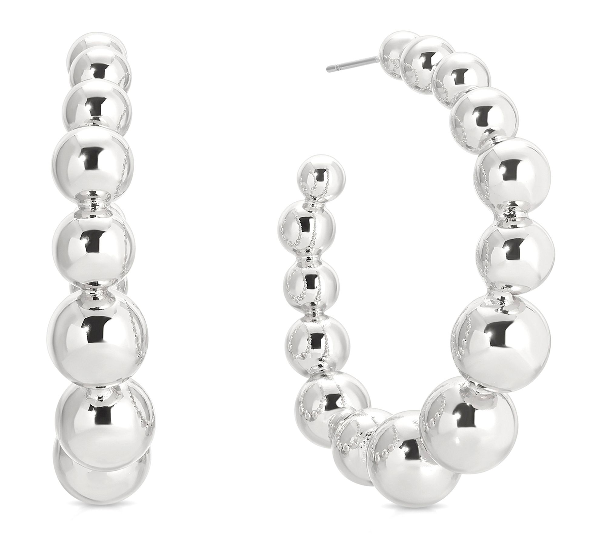 Ettika Bubble Bead Hoop Earrings