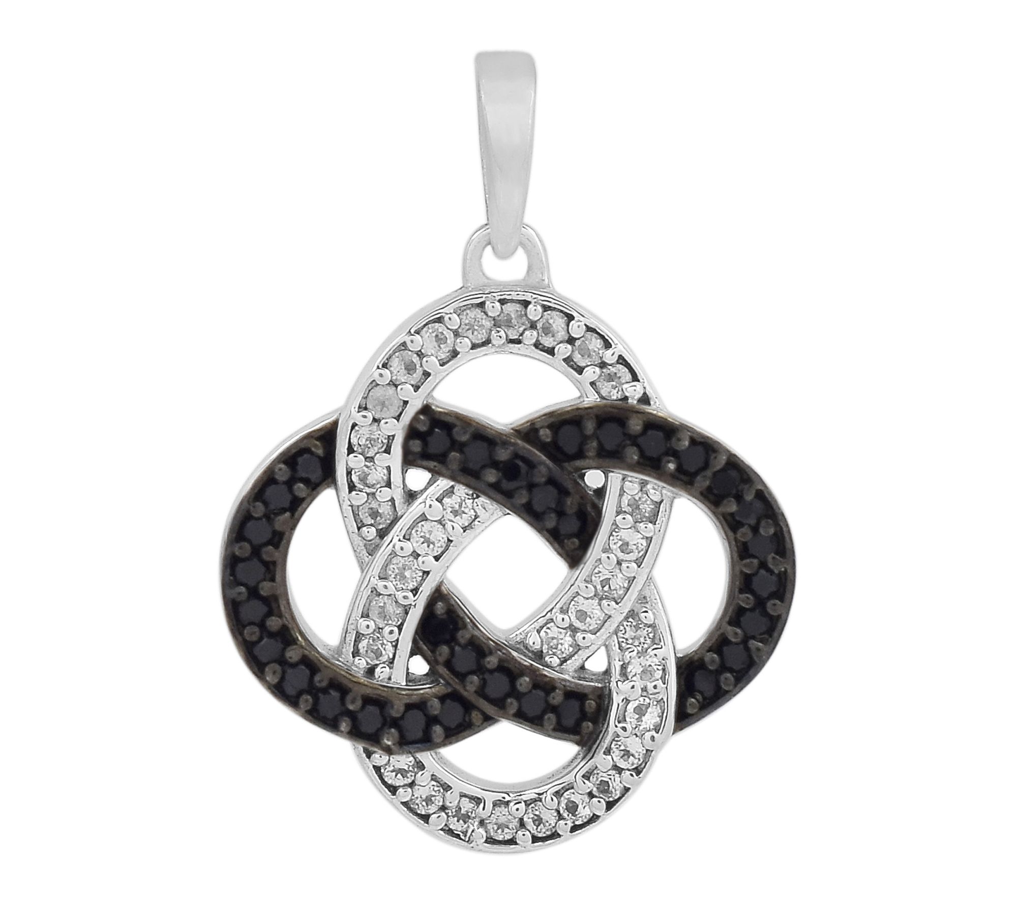 Affinity Gems Spinel & Zircon Pendant, SterlingSilver