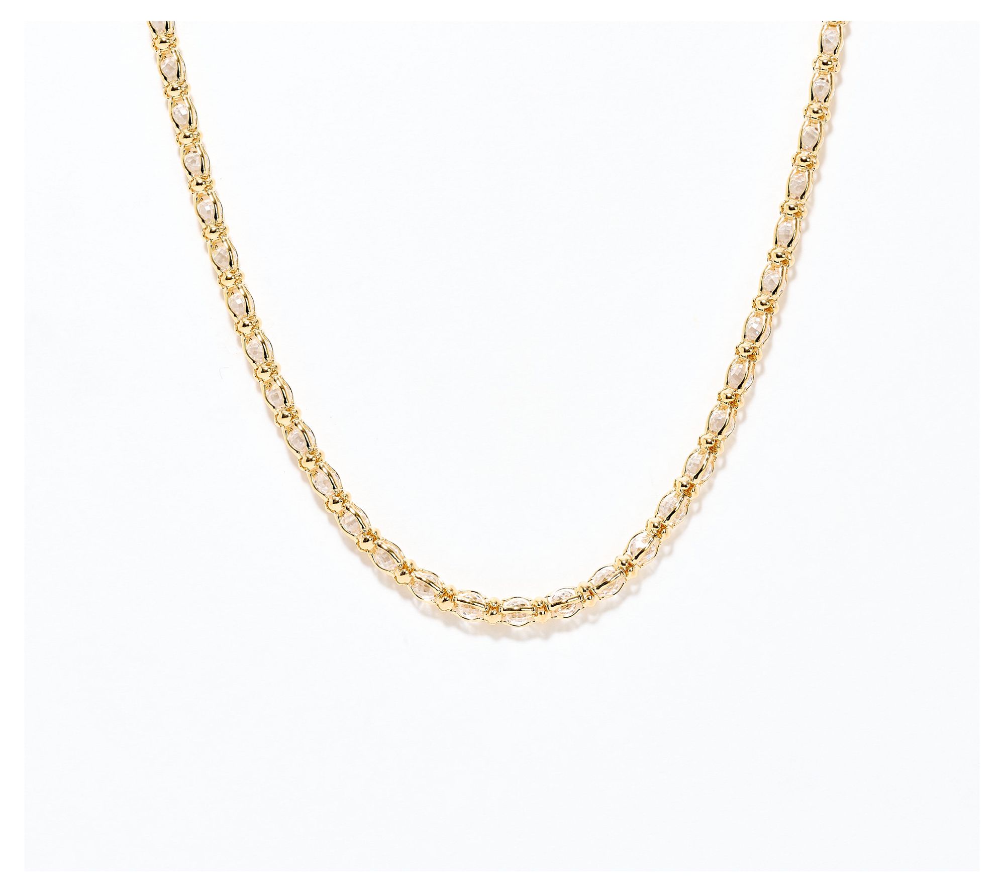 Diamonique Italia Bronze Cage Necklace