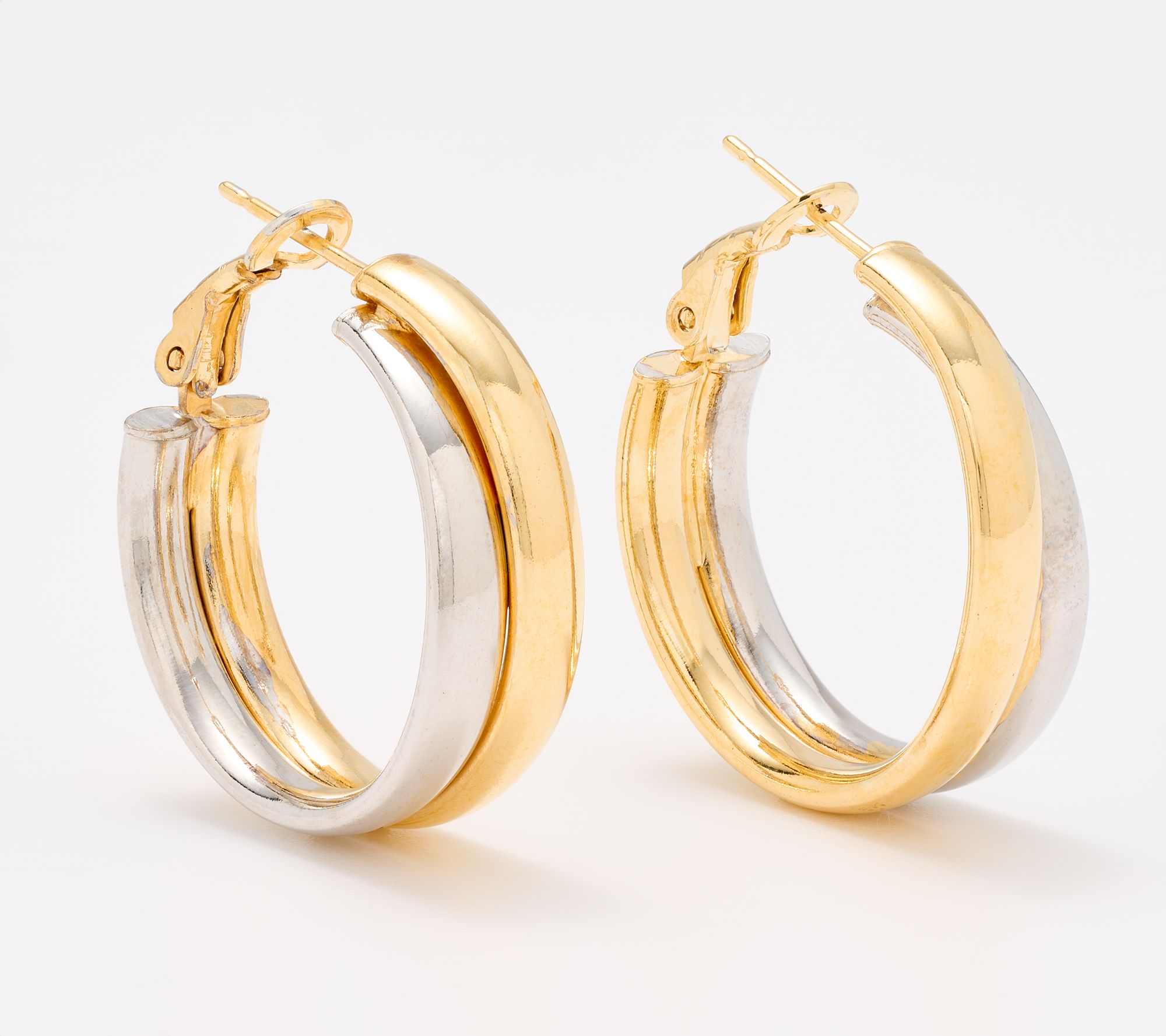 David Markstein Bronze Debut Double Nested Hoops