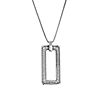 Or Paz Sterling Silver Open Rectangle Pendant w/ 20" Chain, 1 of 3