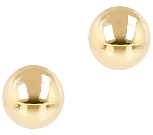 EternaGold Polished 7mm Ball Stud Earr ings, 14K Gold