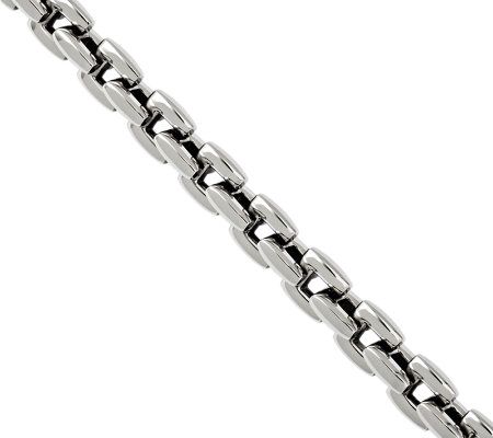 Steel by Design 20" Square Link Chain Necklace