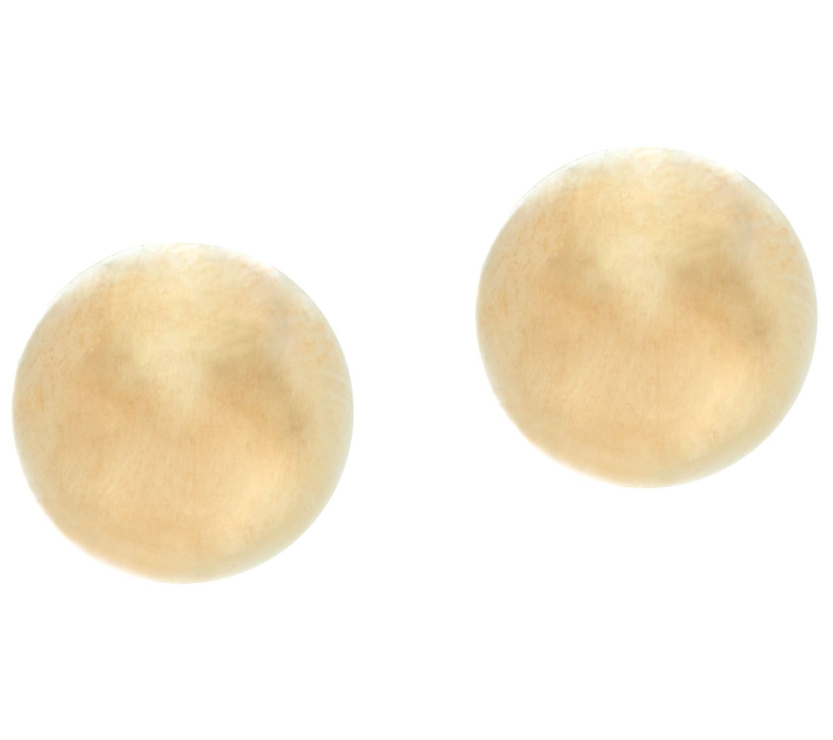14K Gold 8mm Polished Ball Stud Earrings
