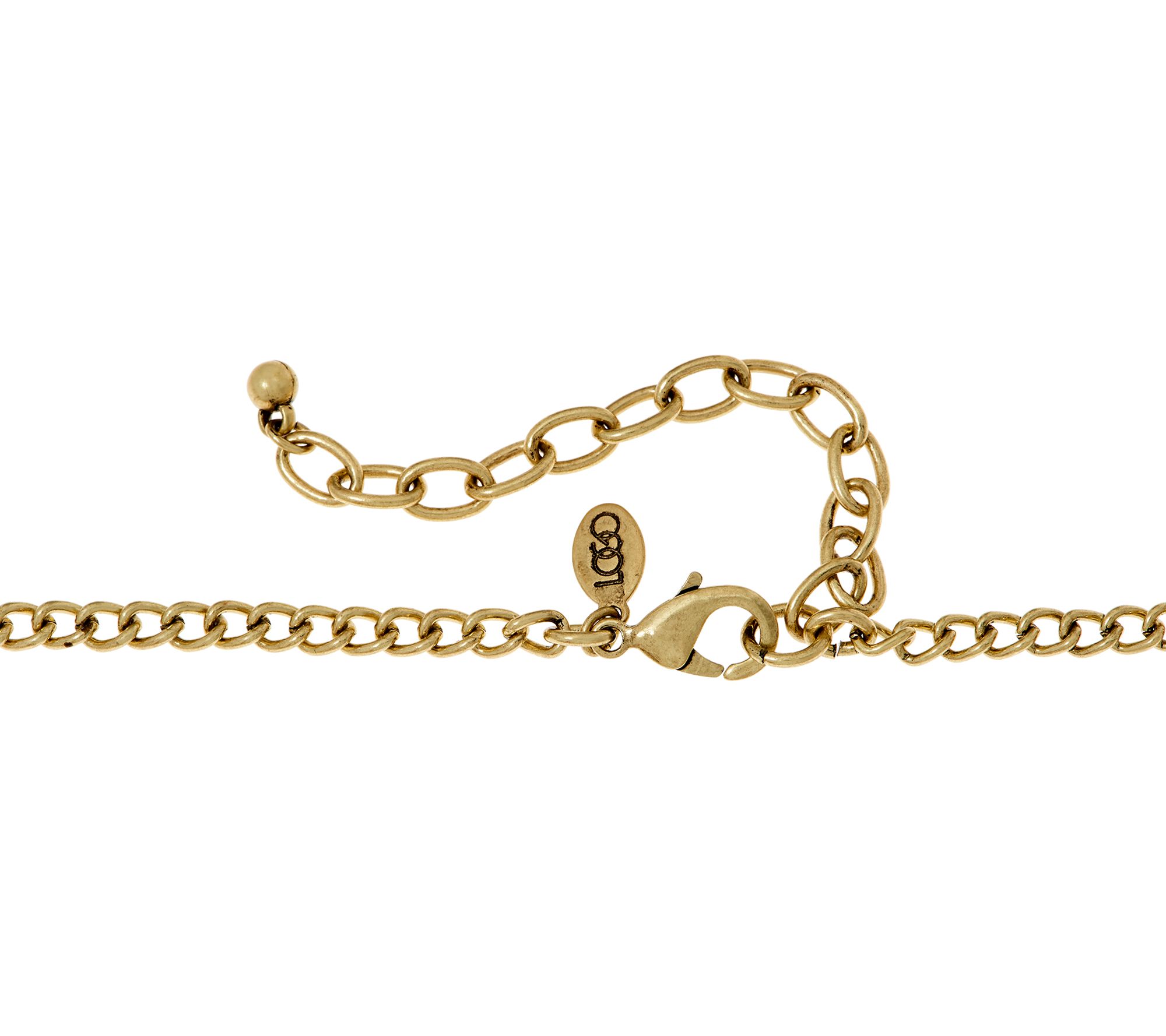 LOGO Links by Lori Goldstein Gradient Collar Necklace - QVC.com