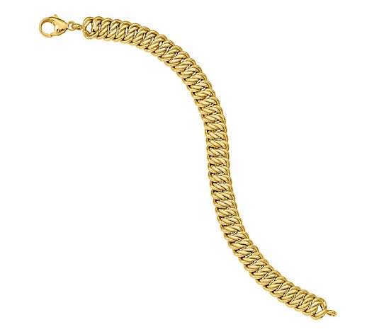 14K Gold Curb Link Bracelet, 16.0g