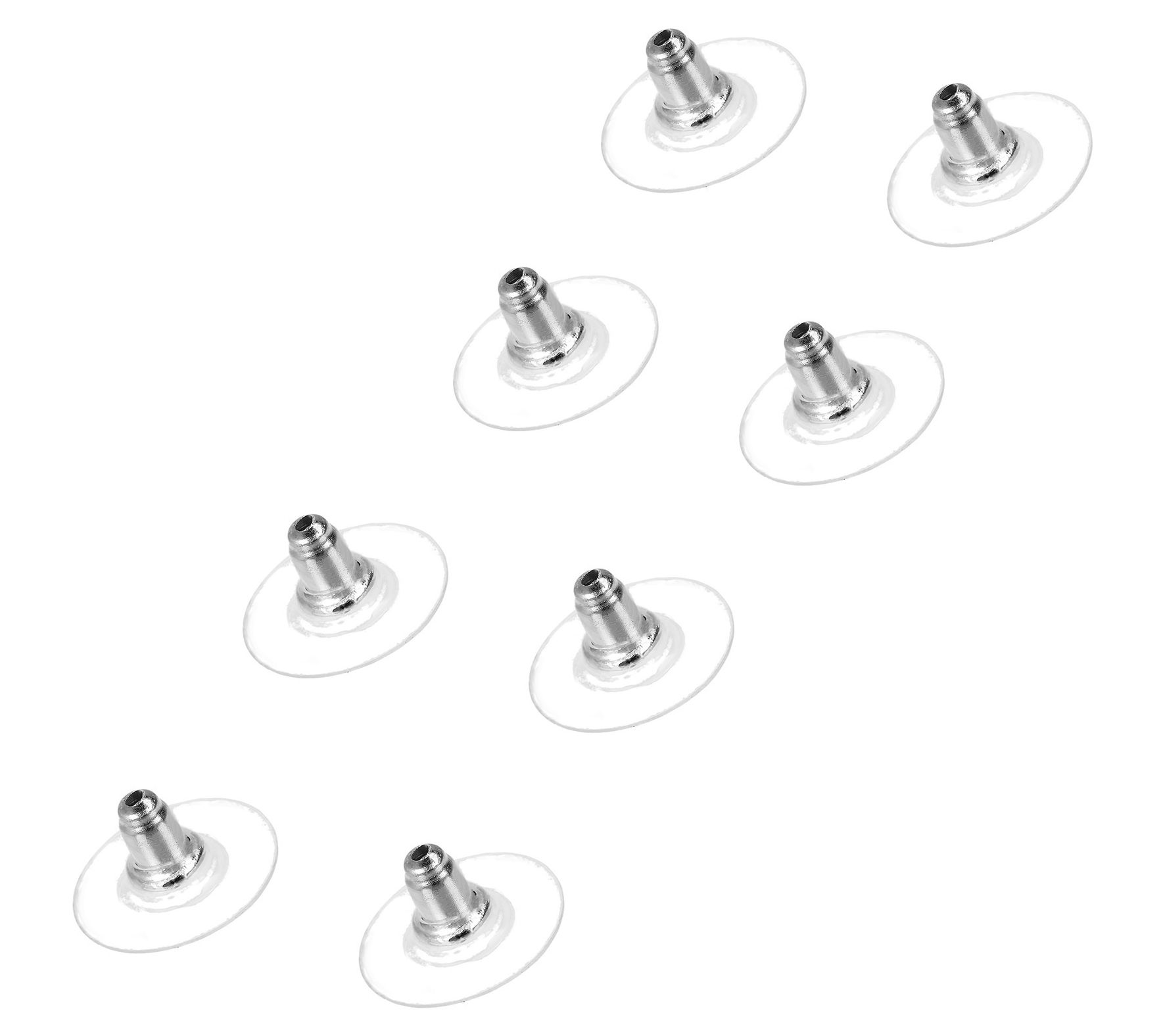 Italian Silver 4 Sets of Earring Clutches