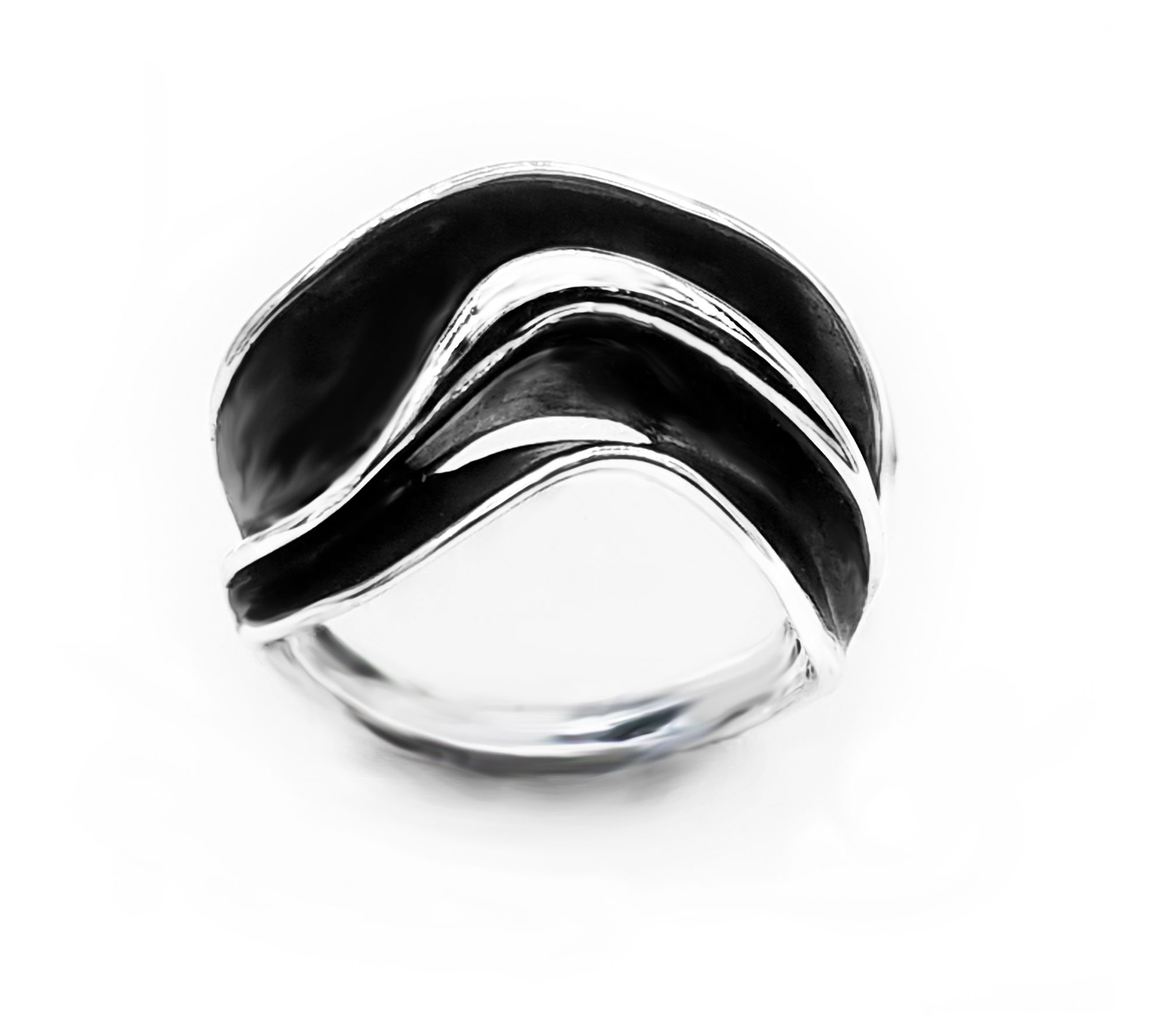 Hagit Sterling Silver Gala Collection Ripple Ring