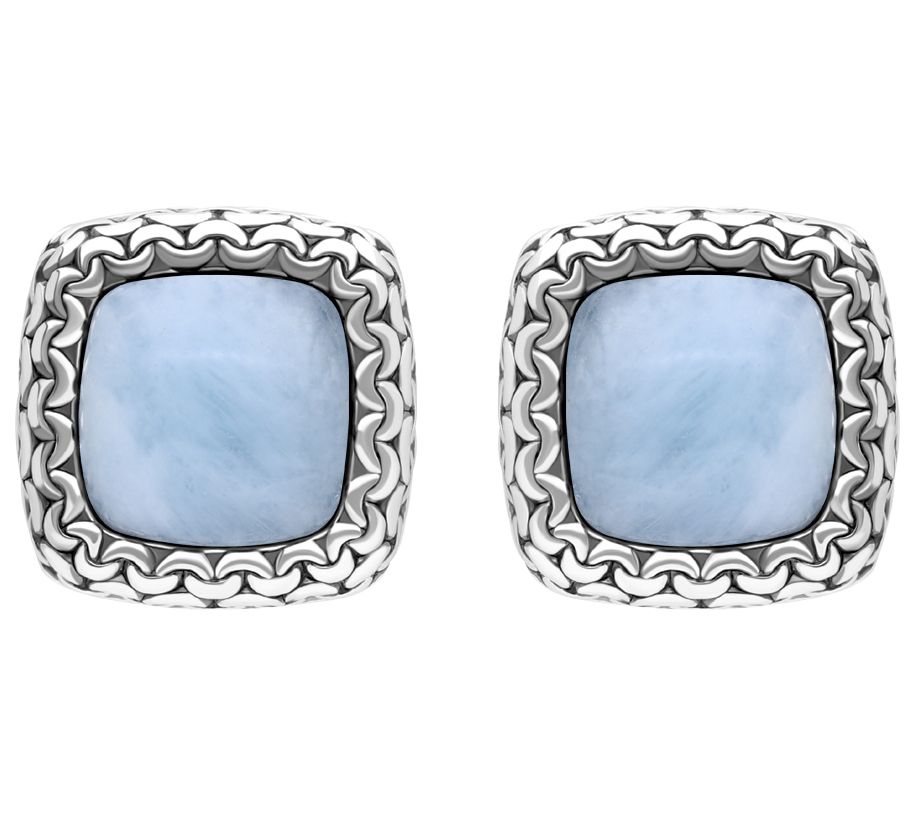 Tiffany Kay Studio Sterling Silver Gemstone Button Earrings