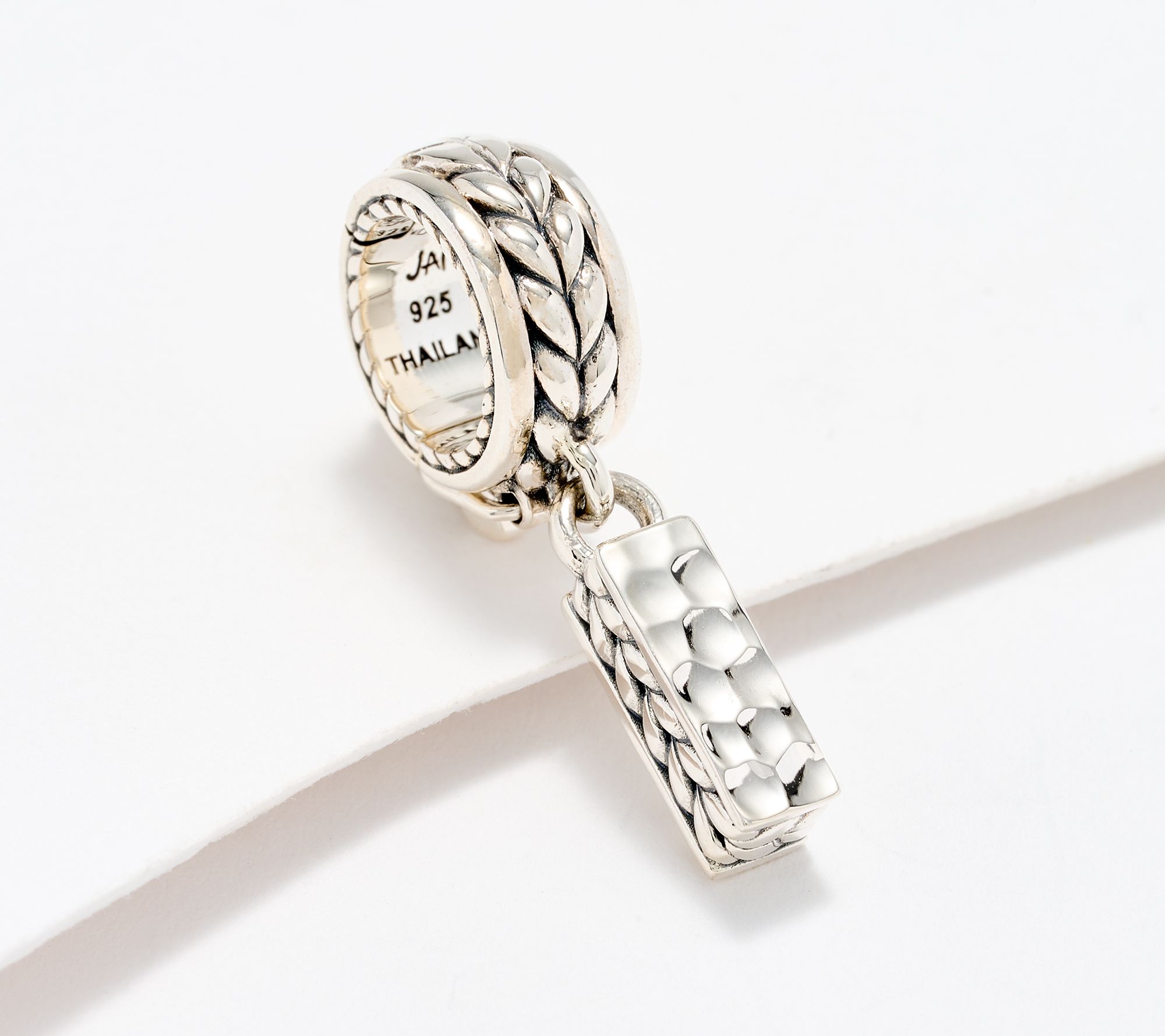 JAI Sterling Silver Initial Charm Enhancer, 2.9g