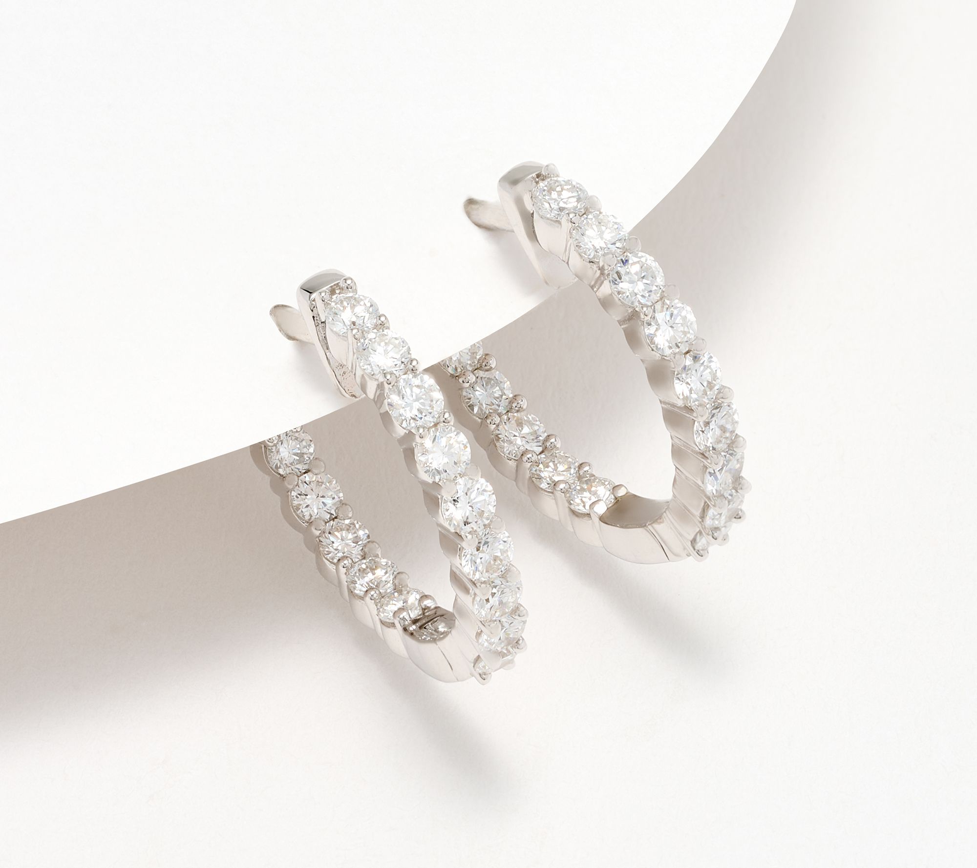 Sterling Silver - Hoop - Earrings - QVC.com