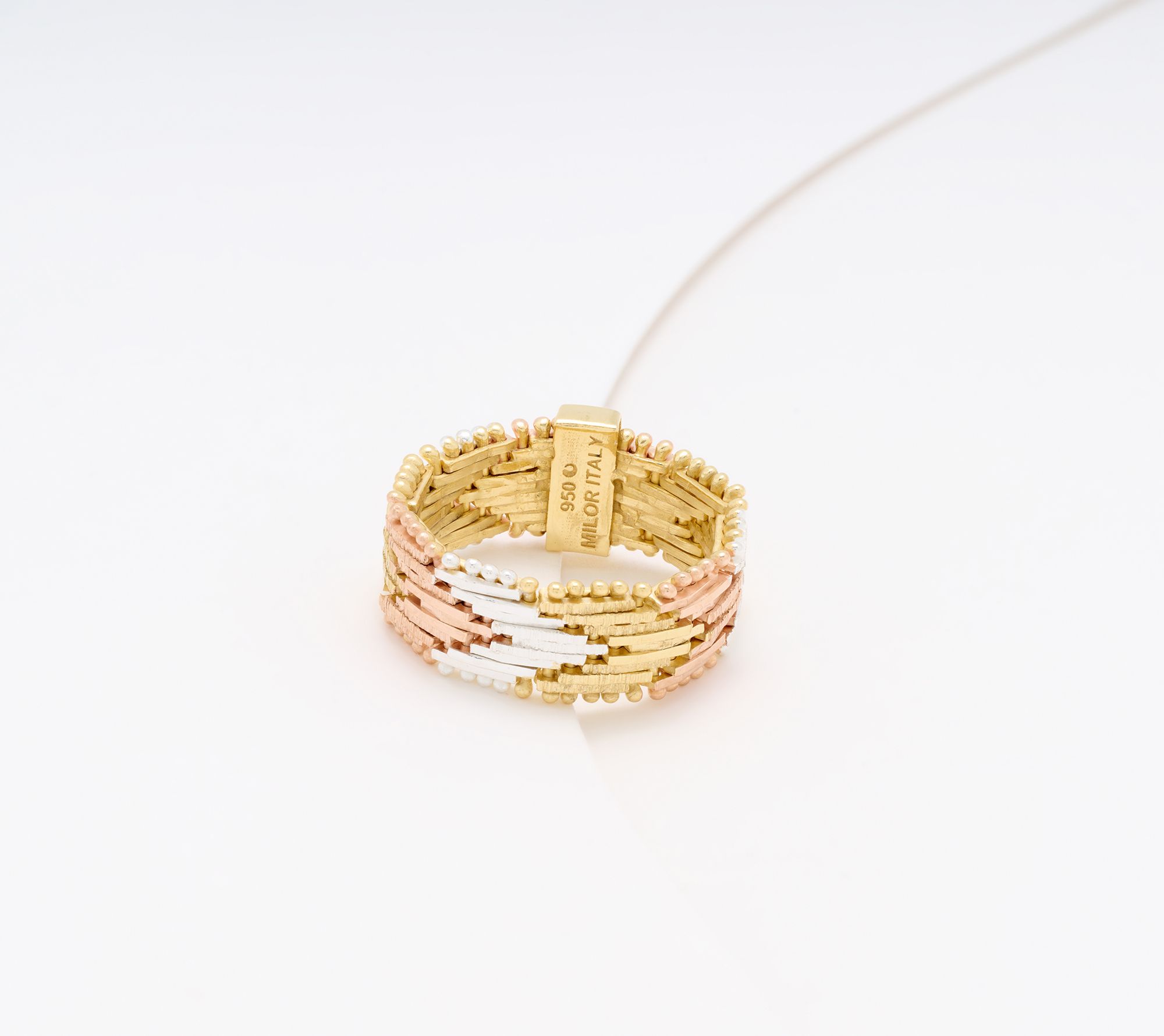 "As Is" UltraFine 950 Silver Riccio Ring