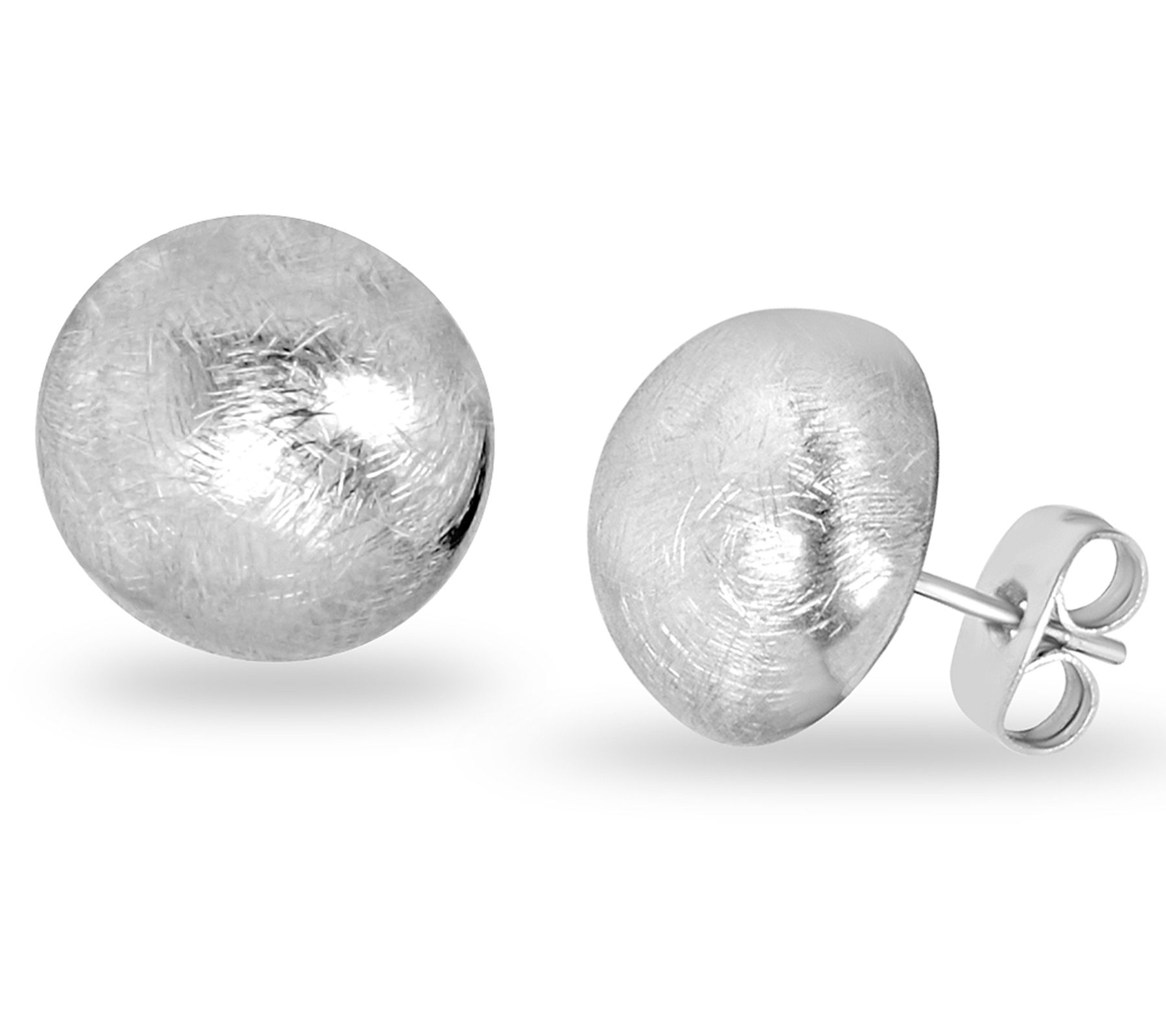 Steel by Design Brushed Post Earrings