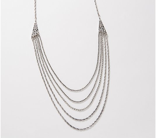 Artisan Crafted Sterling Silver Layered Necklace