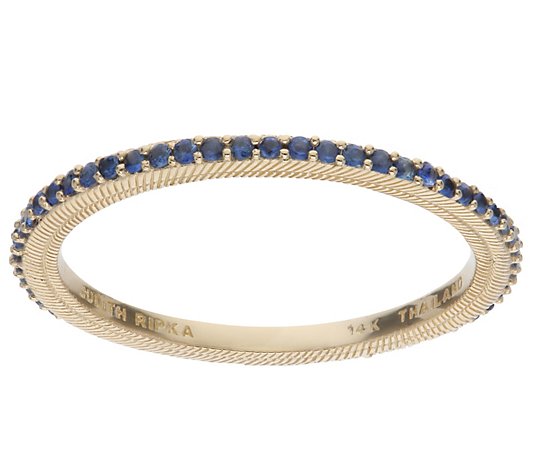 Judith Ripka 14K Gold Gemstone Ring