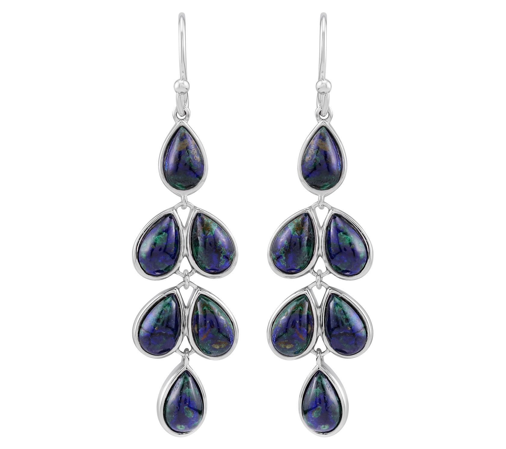 Generation Gems Sterling Silver Gemstone Dangle Earrings