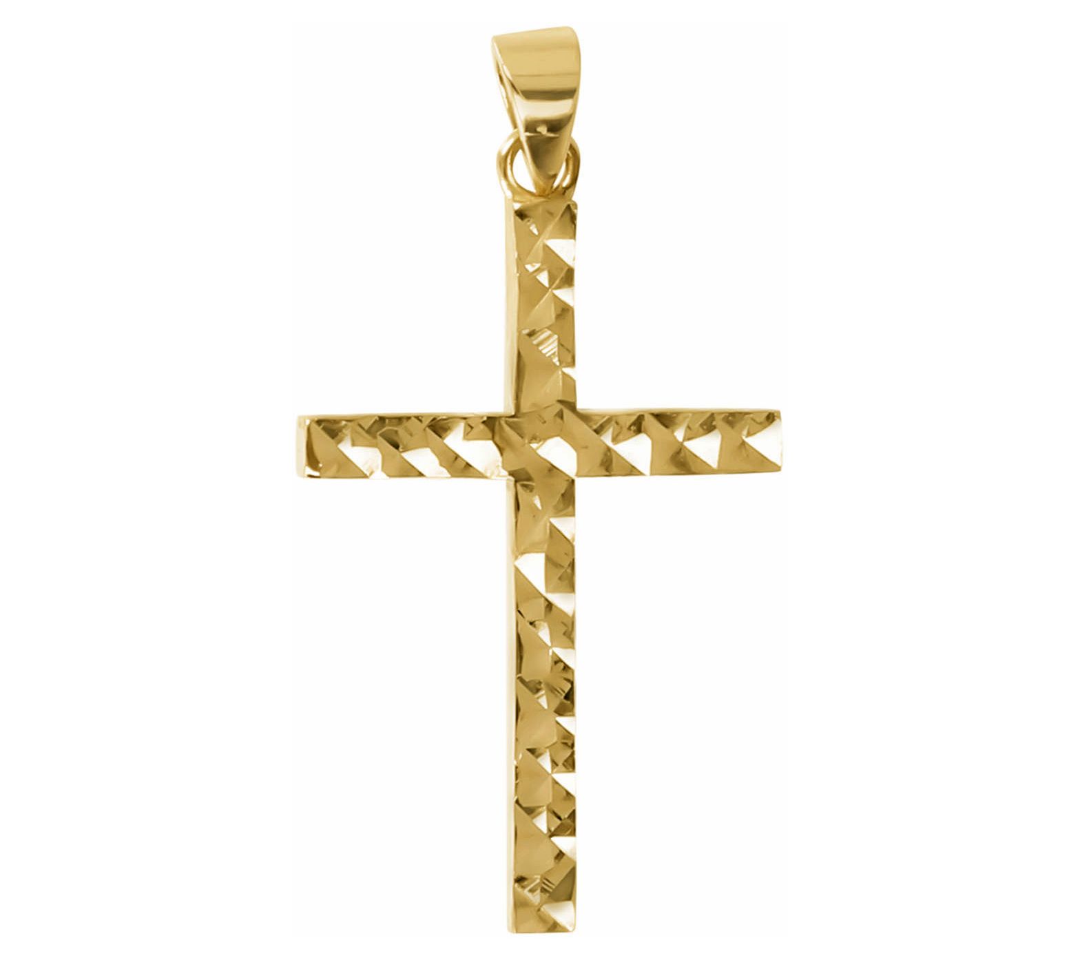 Qvc 14k store gold cross