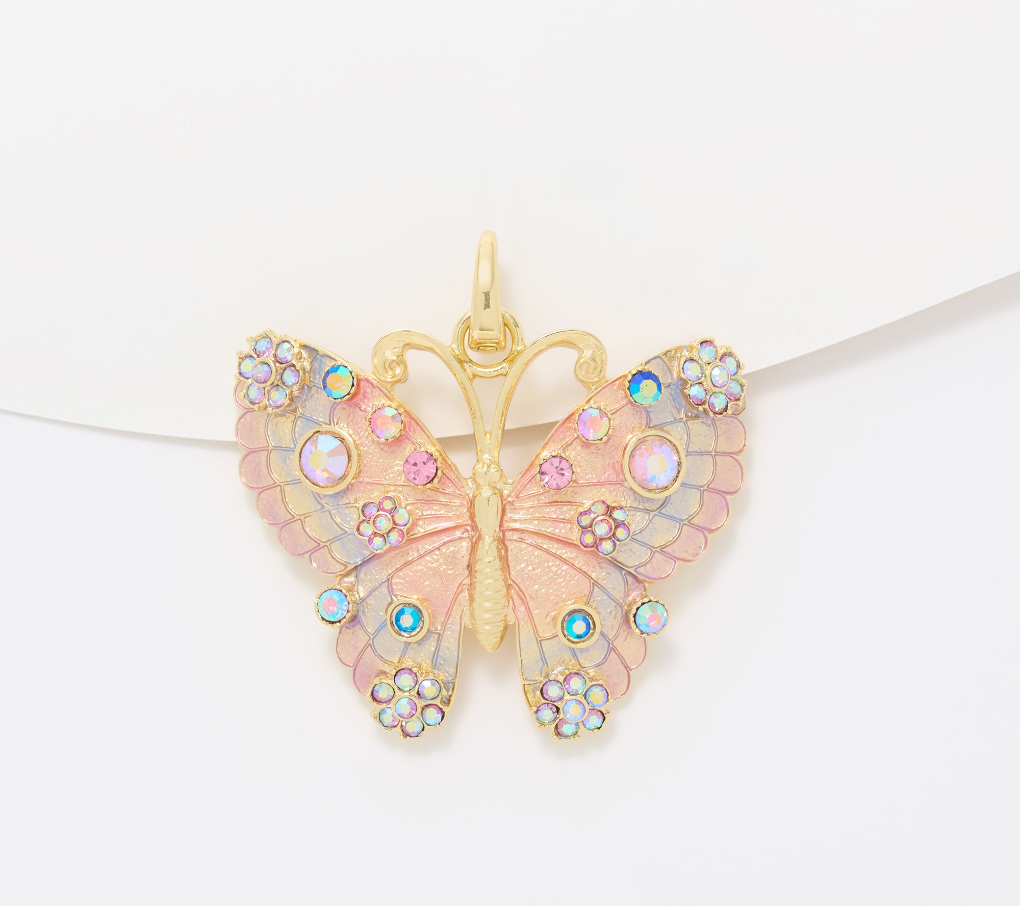 Kirks Folly Fantasia Butterfly Open Ring Charm