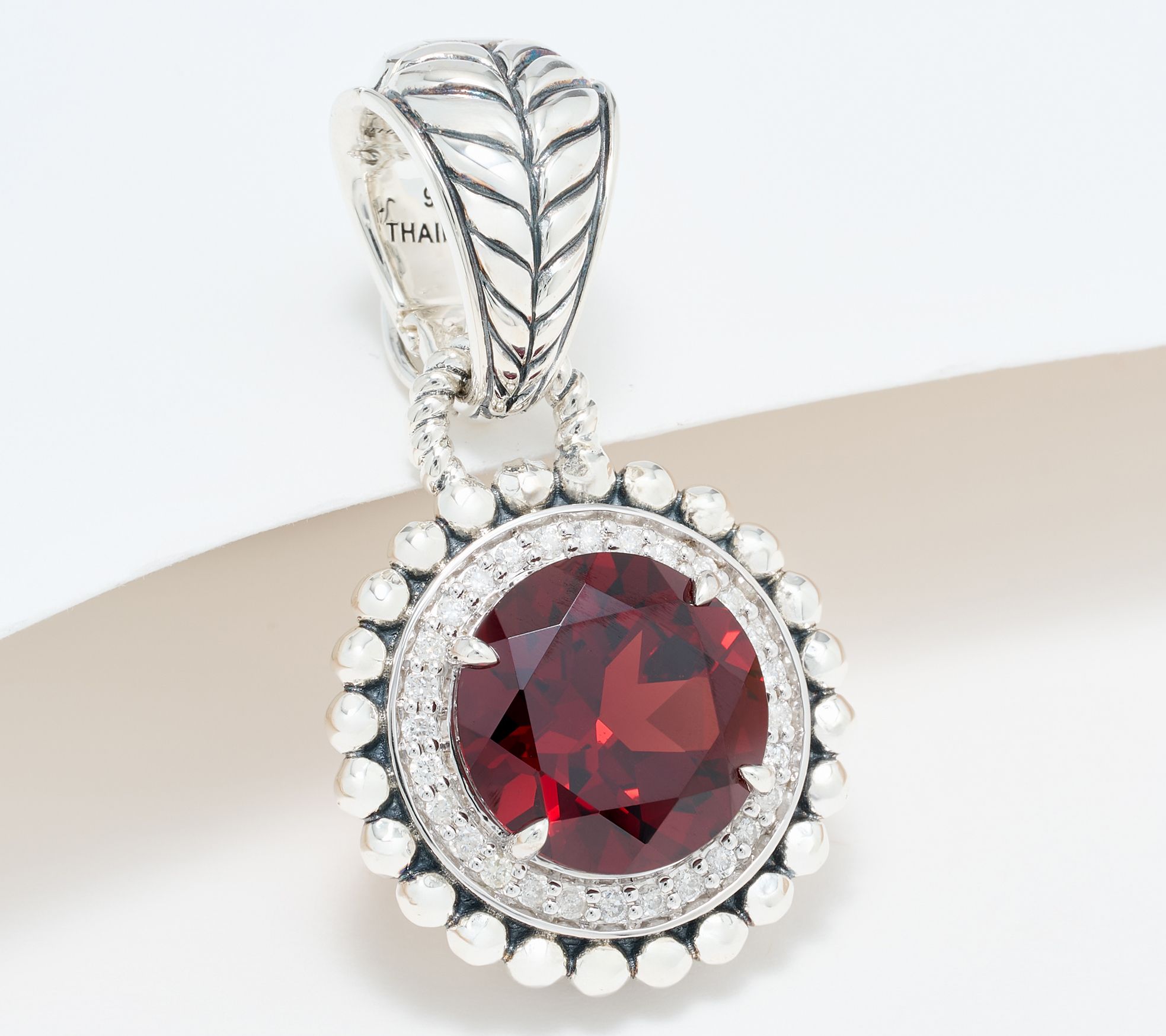 JAI Sterling Silver Gemstone & Diamond Shimmer Bead Enhancer