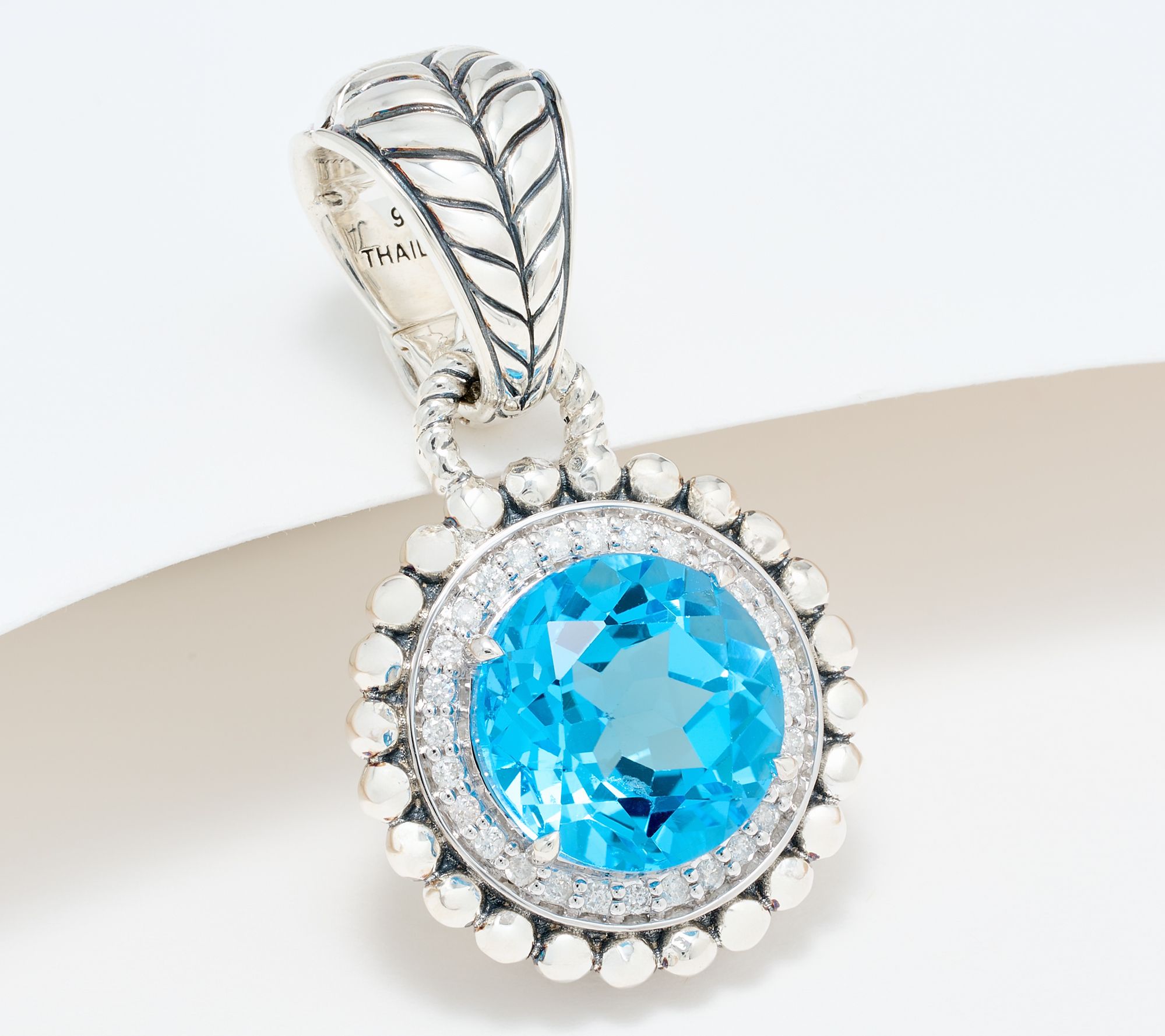 JAI Sterling Silver Gemstone & Diamond Shimmer Bead Enhancer