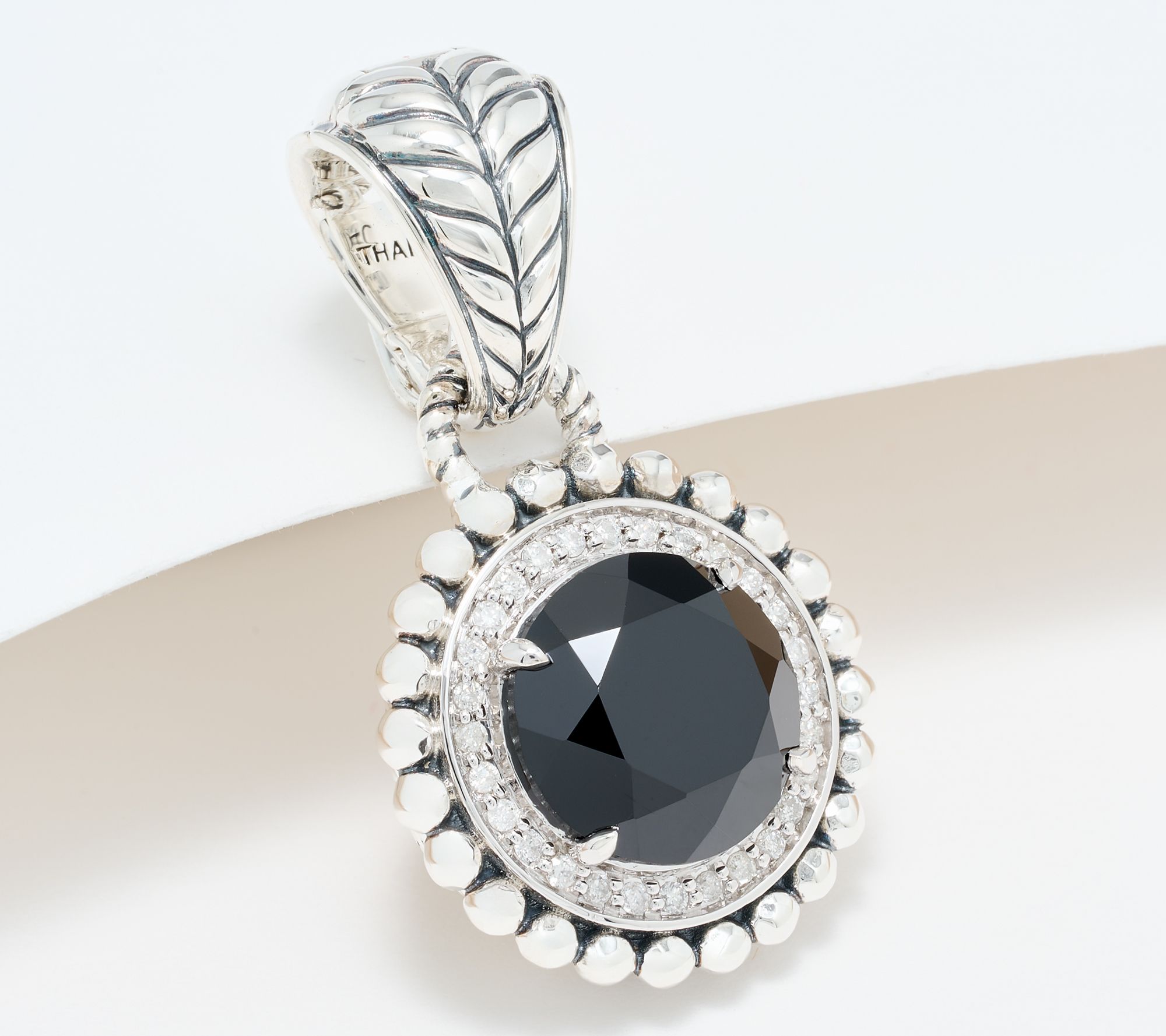 JAI Sterling Silver Gemstone & Diamond Shimmer Bead Enhancer