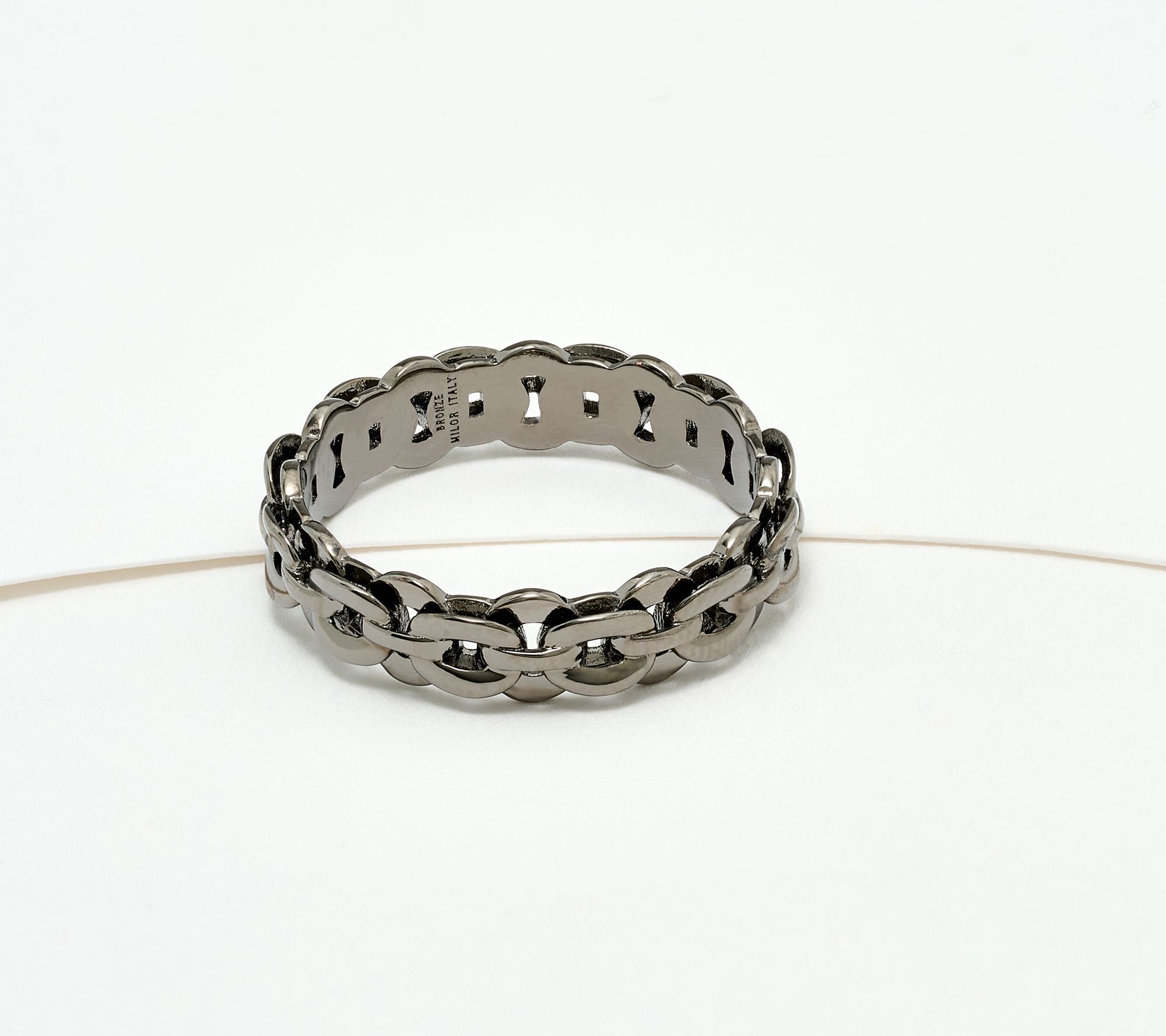 David Markstein Bronze Premiere Etruscan Weave Ring