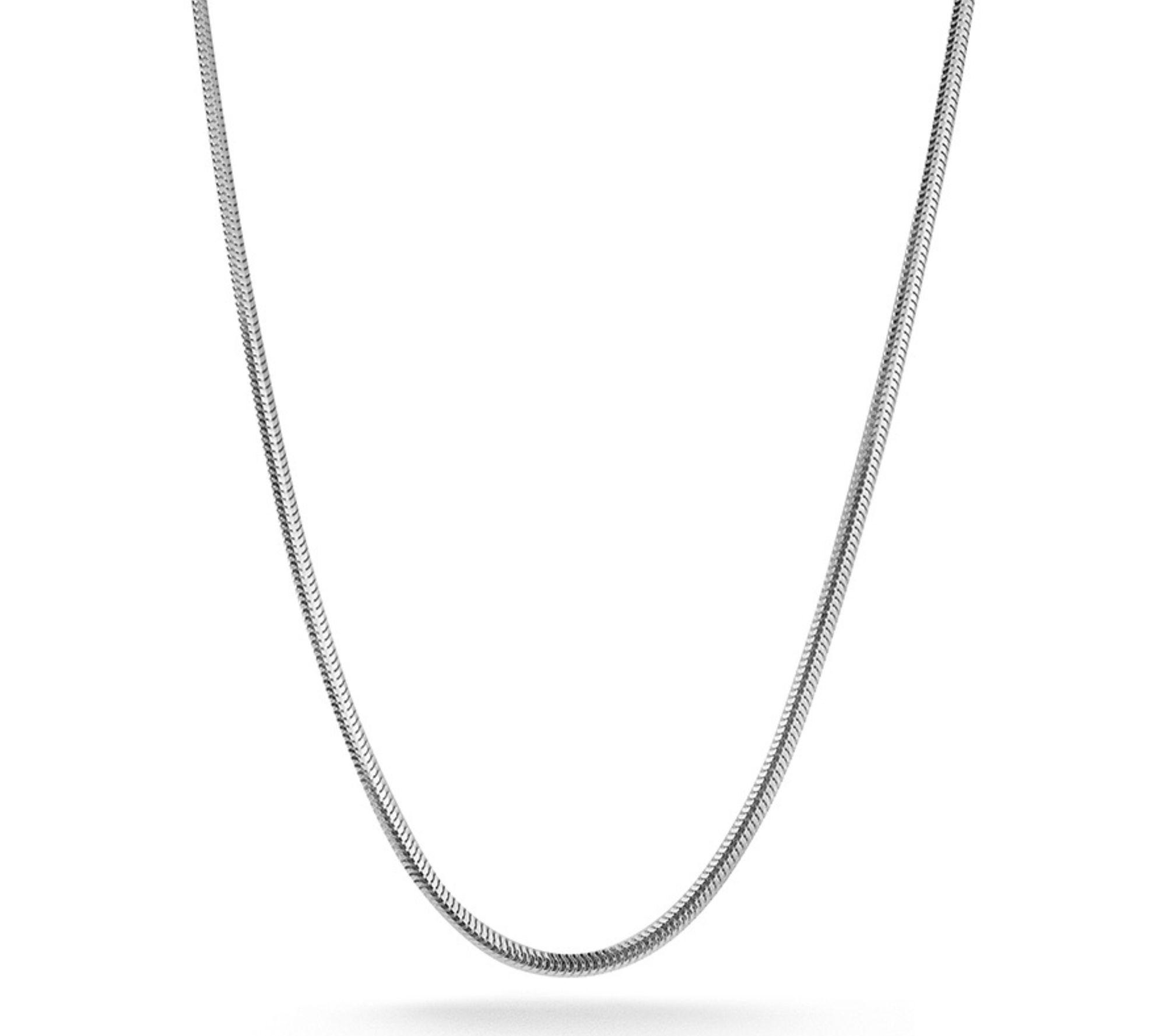Italian Silver 18" Snake Chain Necklace, Sterling
