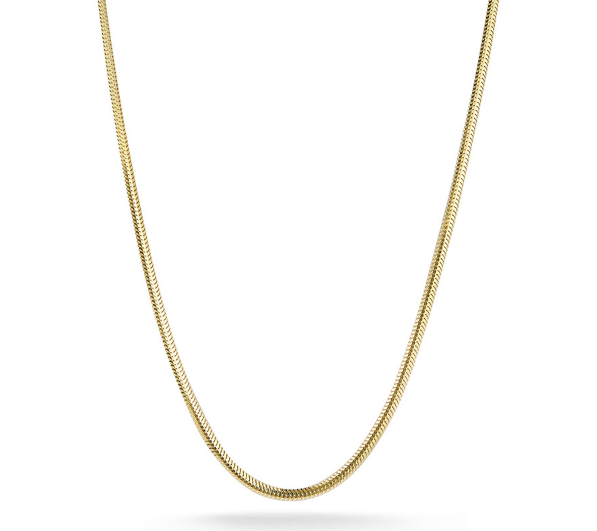 Italian Silver 18" Snake Chain Necklace, Sterling