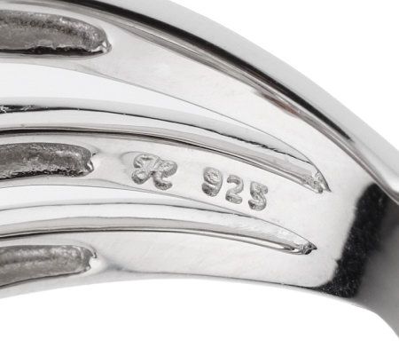Honora Cultured Pearl and Gemstone Multi-Band Sterling Ring - QVC.com
