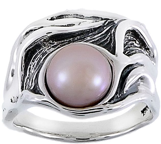 Hagit Sterling Silver Cultured Freshwater PearlRing