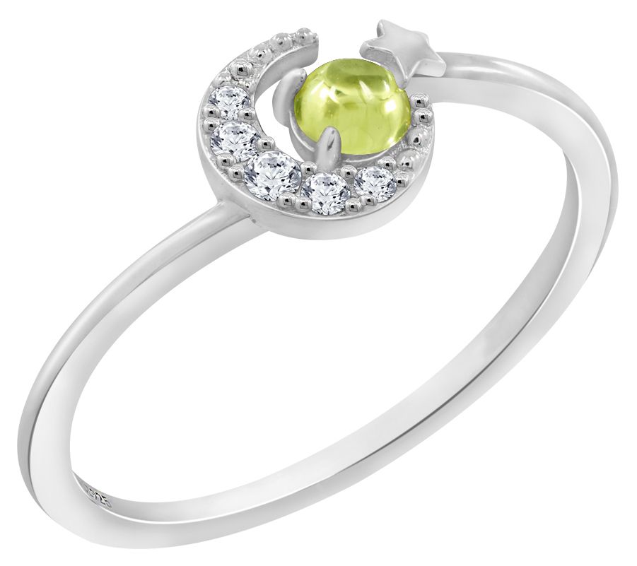 J'admire Sterling Silver Birth Month Galaxy Ring