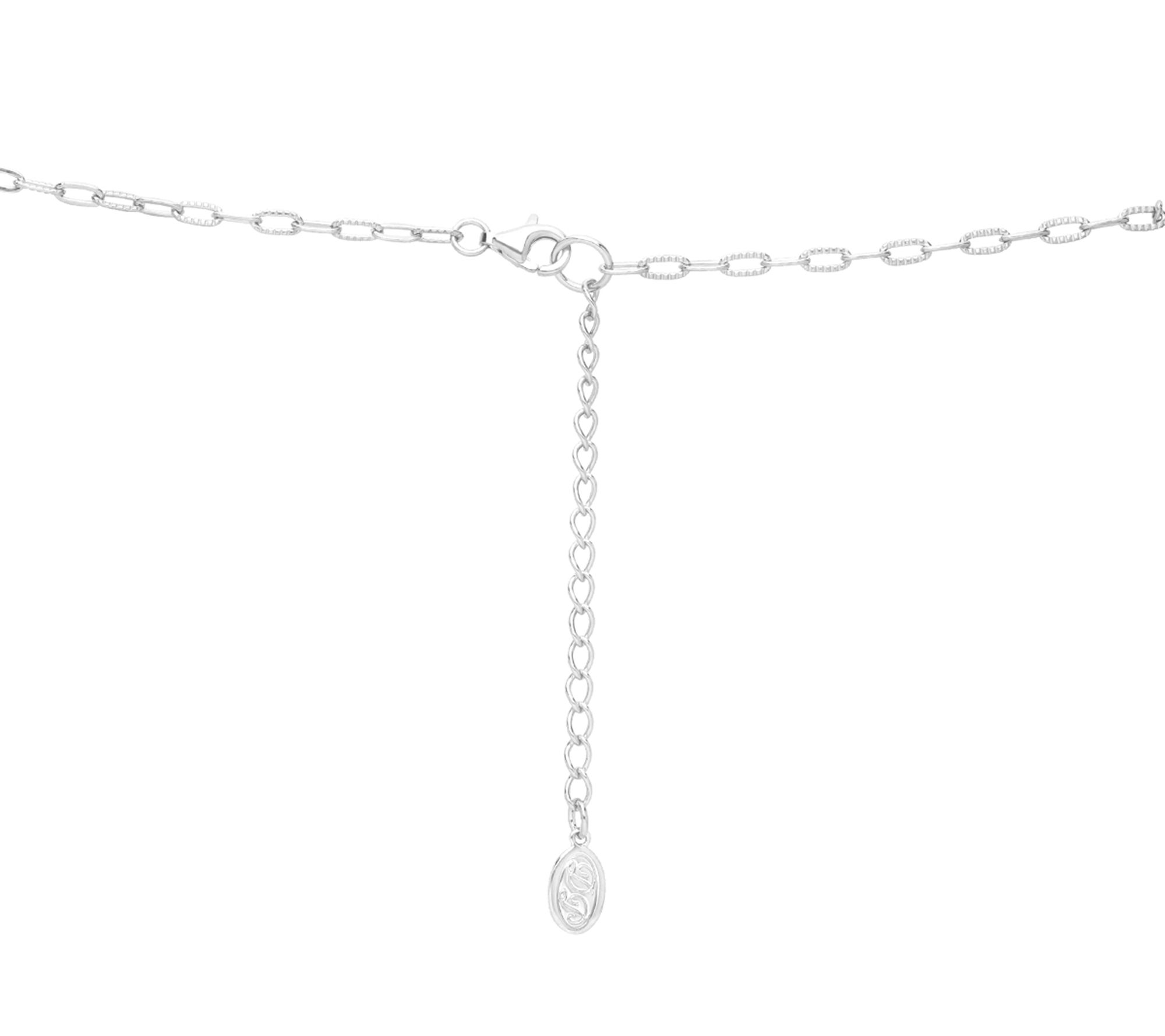 Dallas Prince Sterling MultiGemstone Pendant w/ Chain