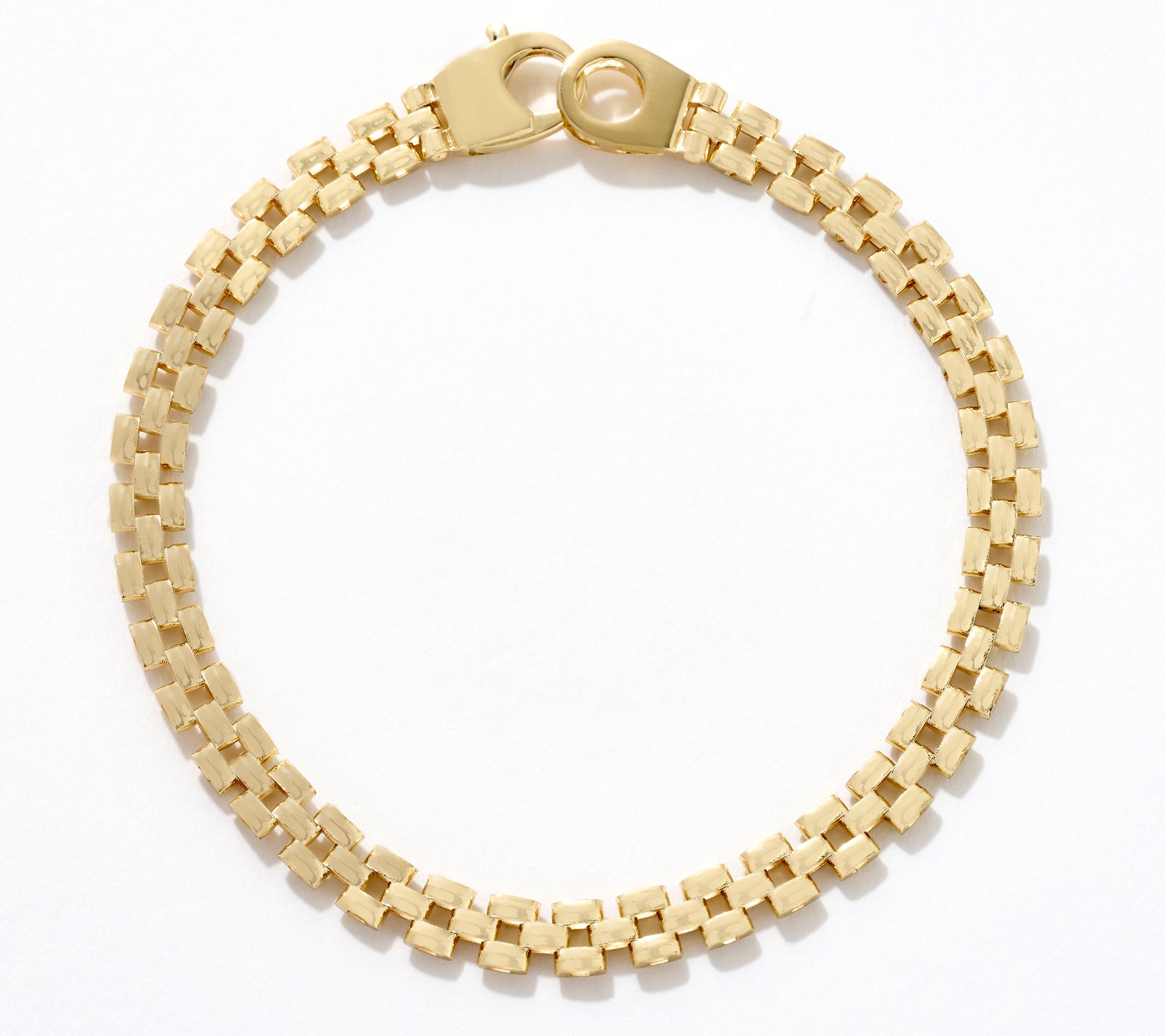 EternaGold Panther Link Bracelet, 14K Gold, 7.1g