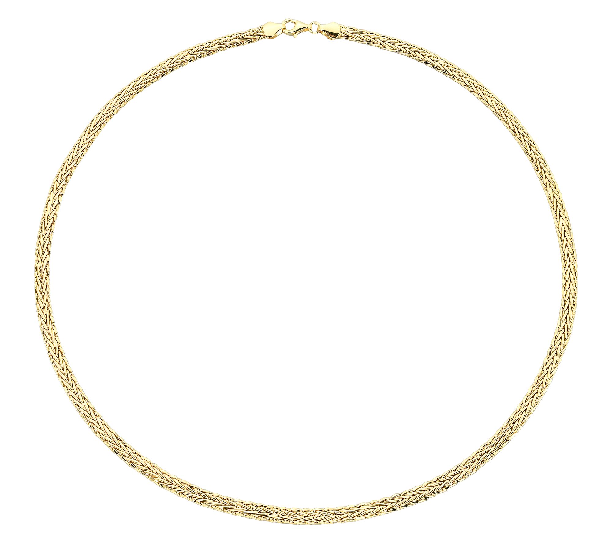 Adorna 14K Gold Fancy Woven Design Necklace