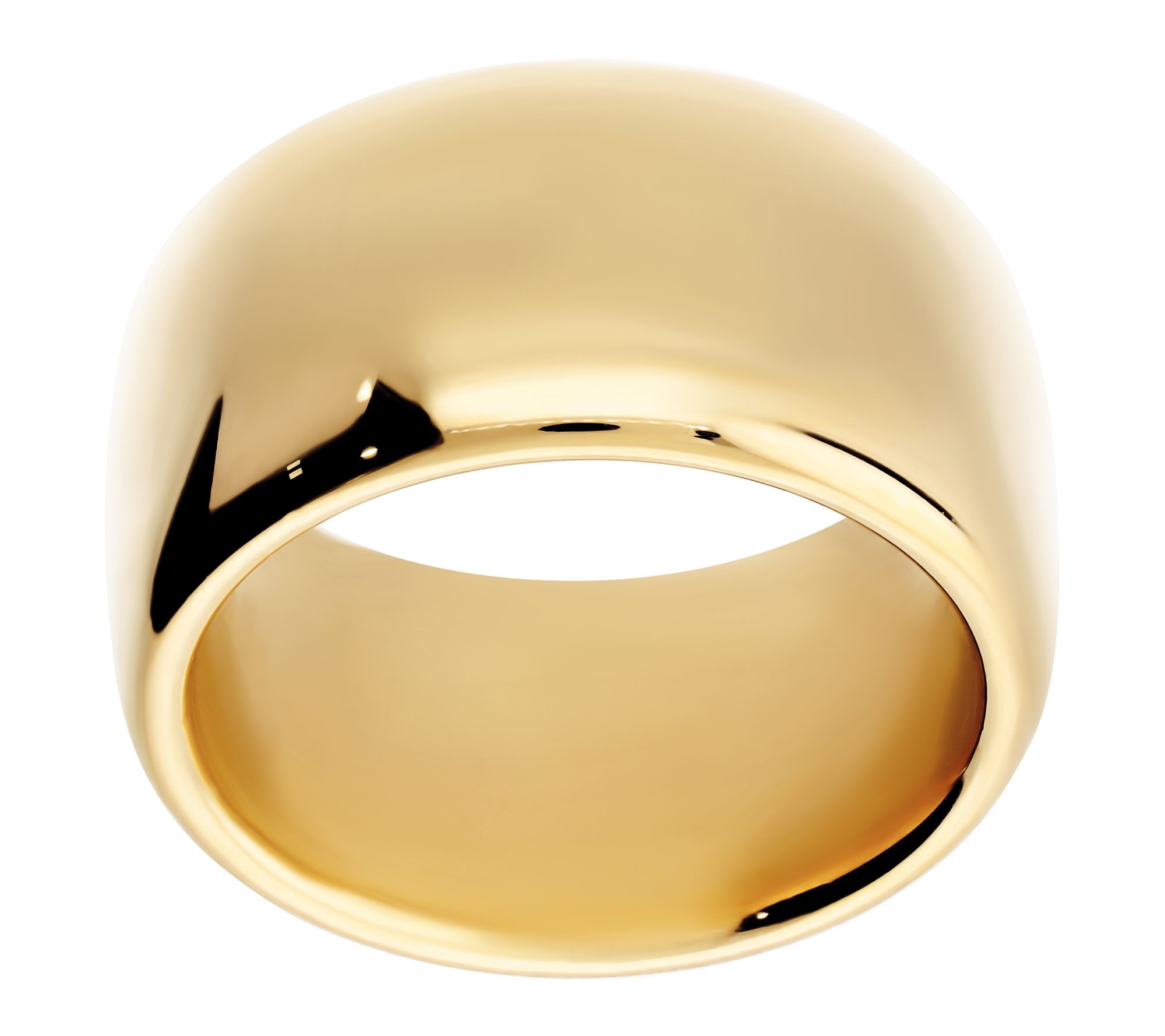 Bellaoro Wide Band Ring, 14K Gold Over Resin