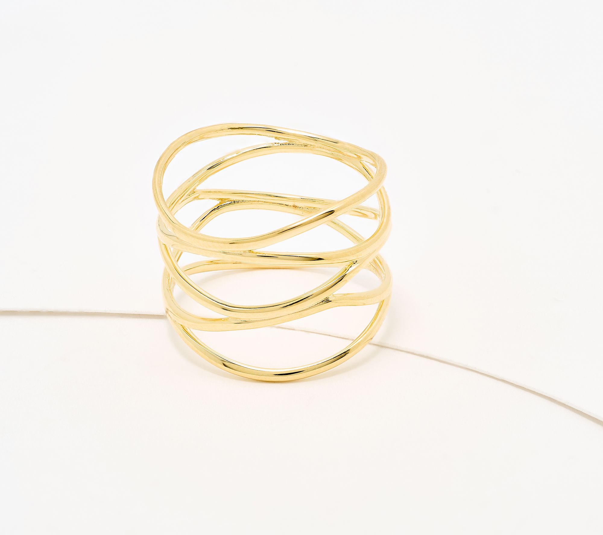 David Markstein Bronze Deluxe 5-Row Swirl Band Ring