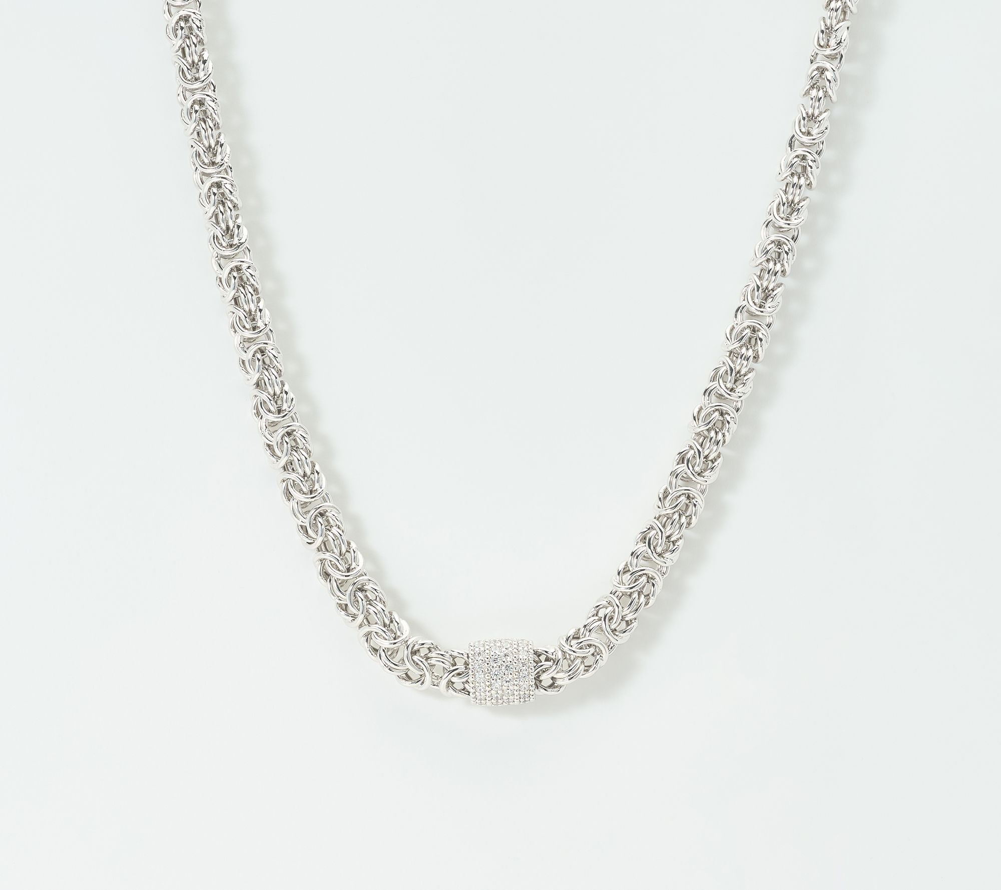 Diamonique Italia Bronze Byzanthine Necklace