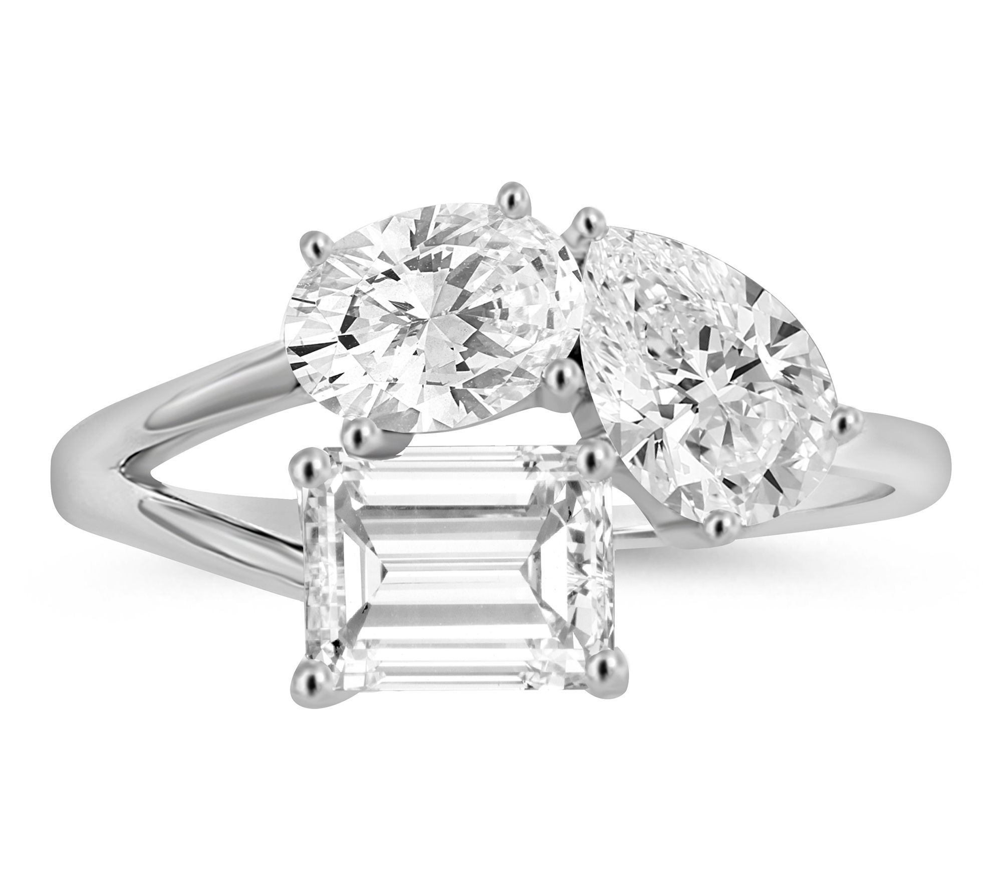 Fire Light 1.75 cttw Lab Grown Diamond Ring, 14K Gold
