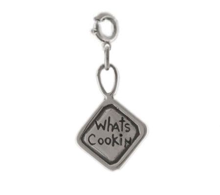 Sterling What's Cookin' Charm - QVC.com
