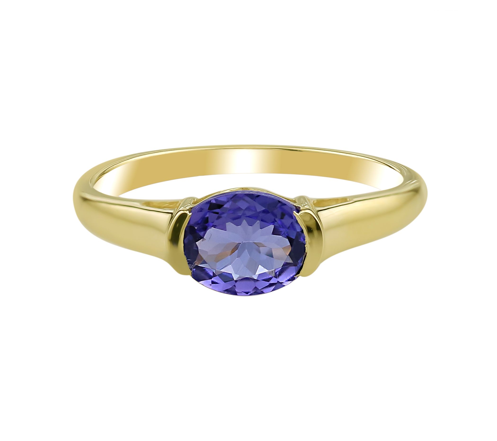 Affinity Gems Oval Gemstone Ring, 14K Gold