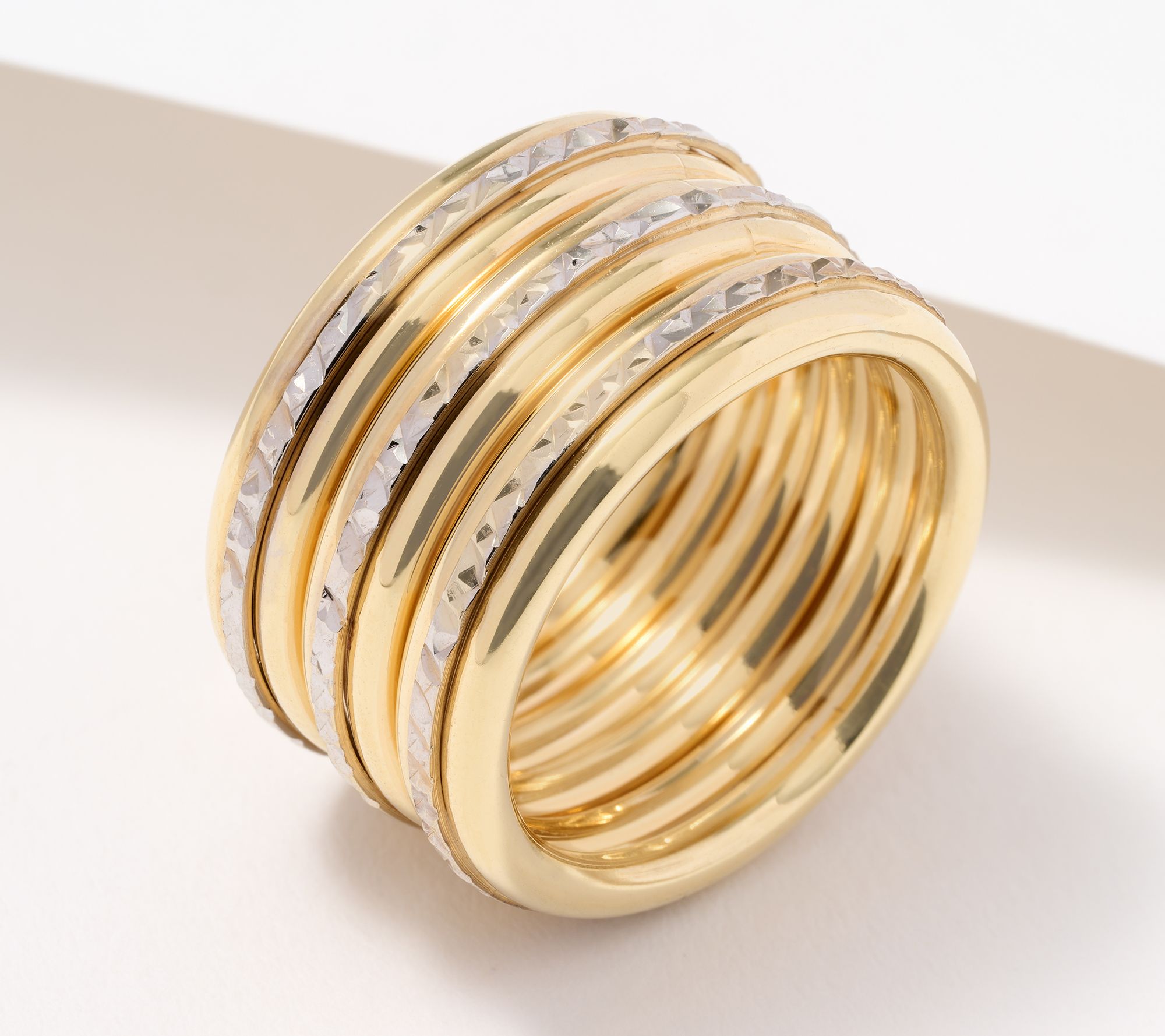 Qvc eterna sale gold rings