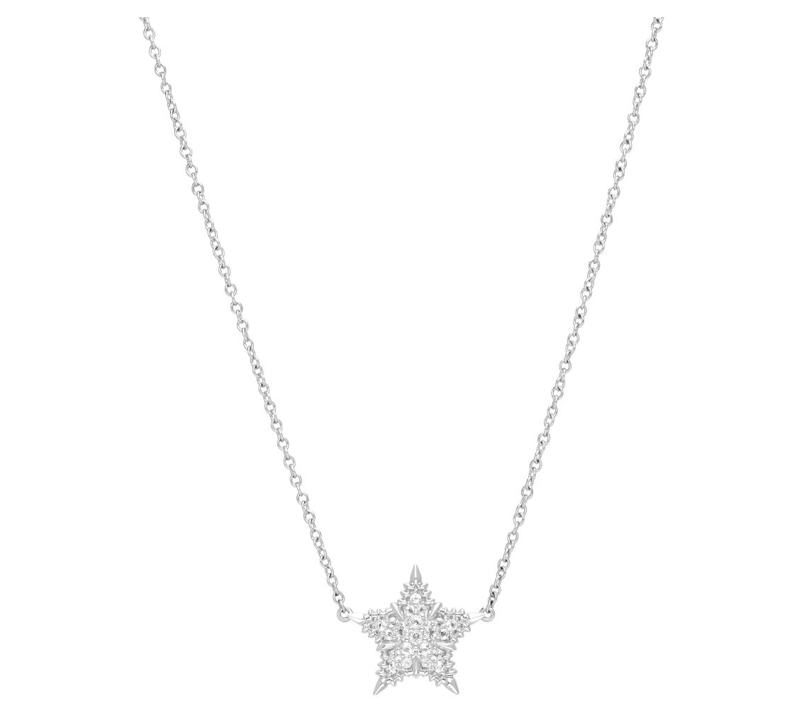 Margo Manhattan Sterling White Topaz Sophia S tar Necklace