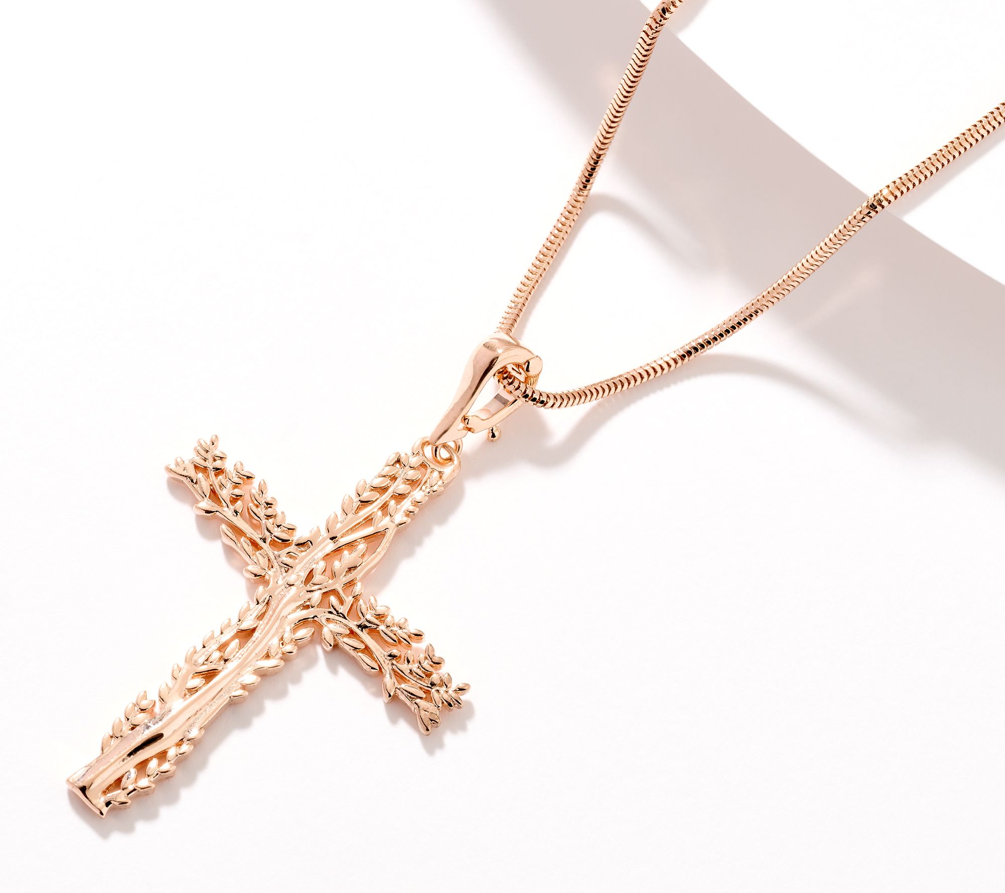 "As Is" David Markstein Sterling Silver Tree of Life Cross Pendant