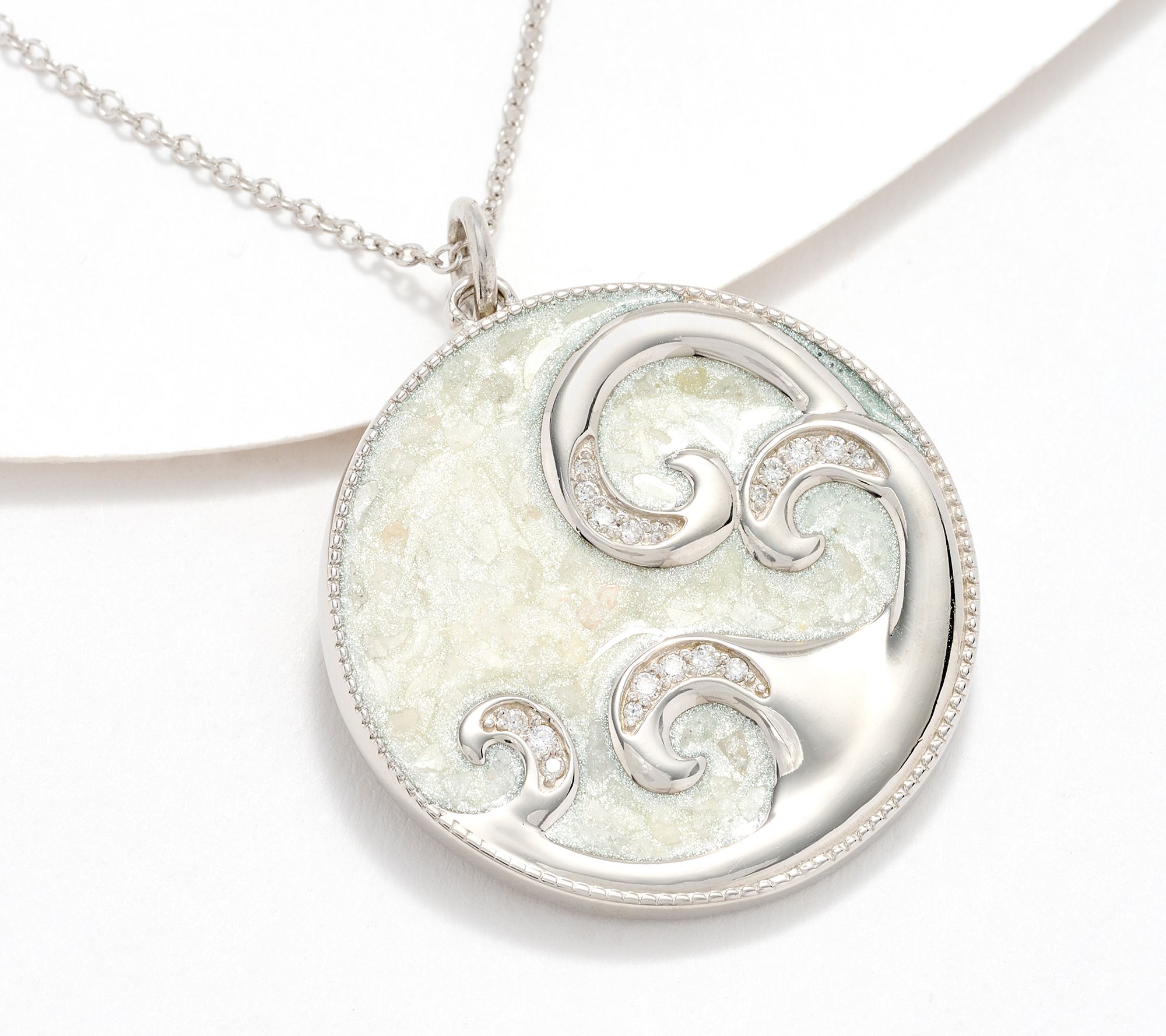 Kirks Folly Stardust Diamond Infinite Wave Necklace