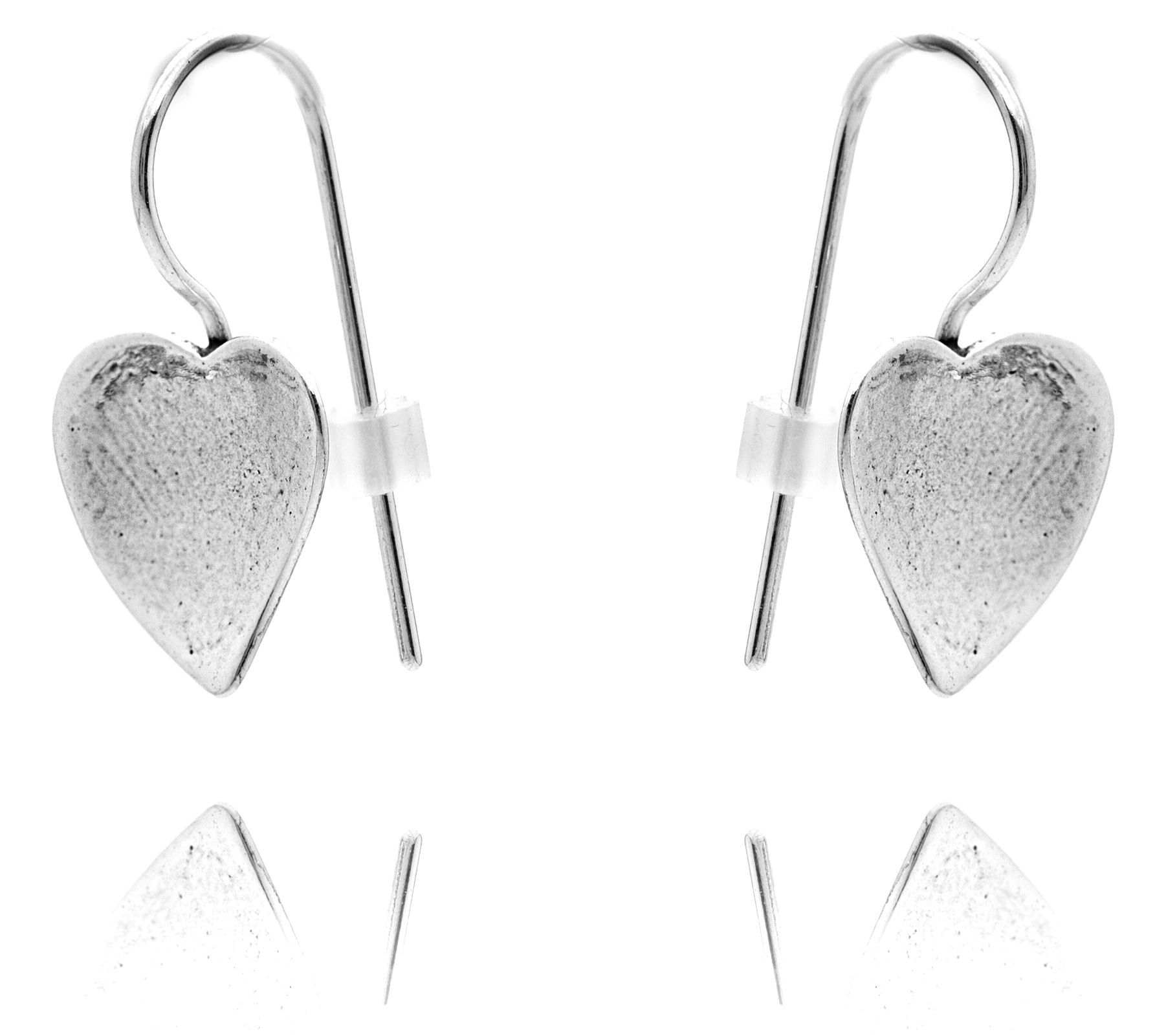 Or Paz Sterling Silver Heart Earrings
