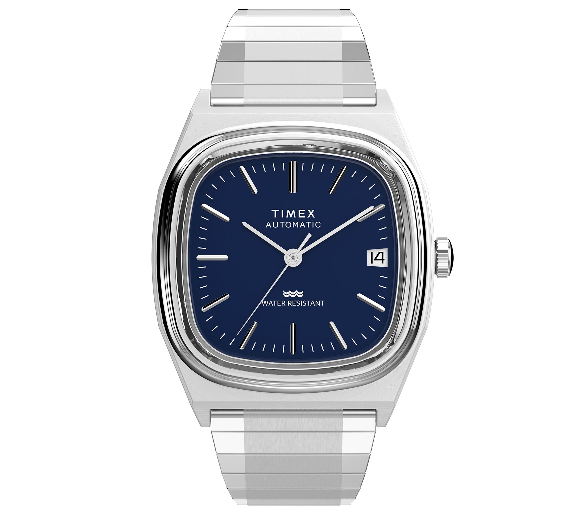 Timex Kevin O'Leary 1983 Navy Blue Automatic Band Watch