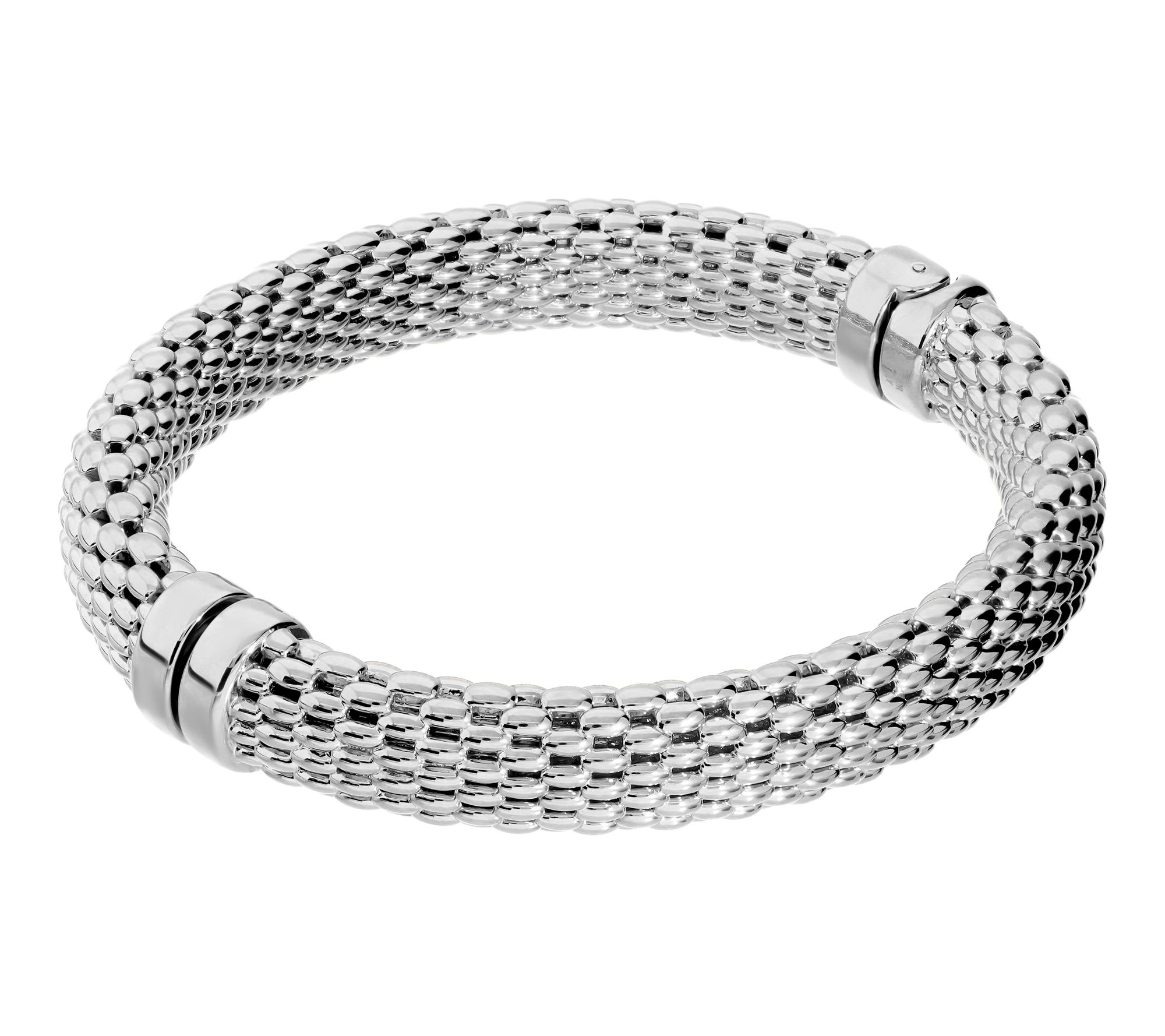 BellaOro Mesh Bangle, 14K Gold Over Resin